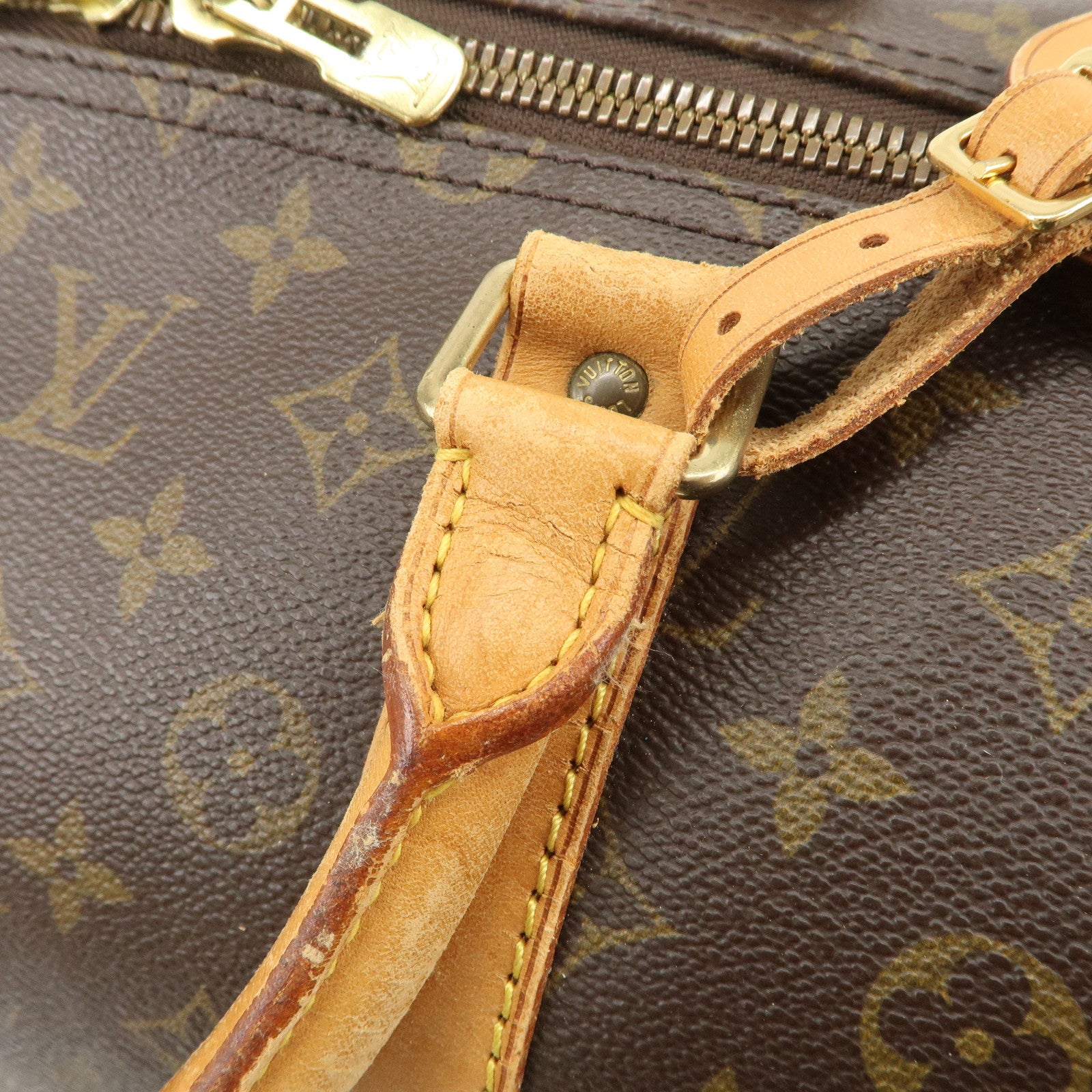 Louis Vuitton Monogram Keep All 55 Boston Bag Travel Bag M41424 Used