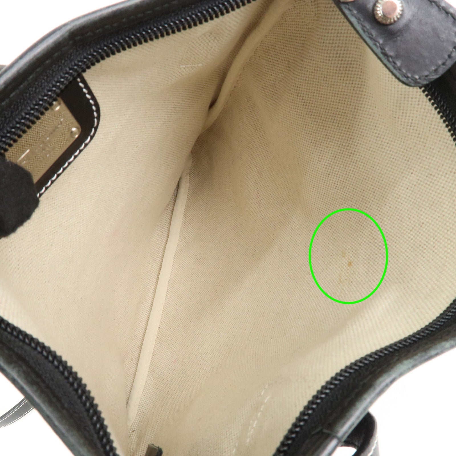 Ferragamo Leather PVC Shoulder Bag Black Brown White