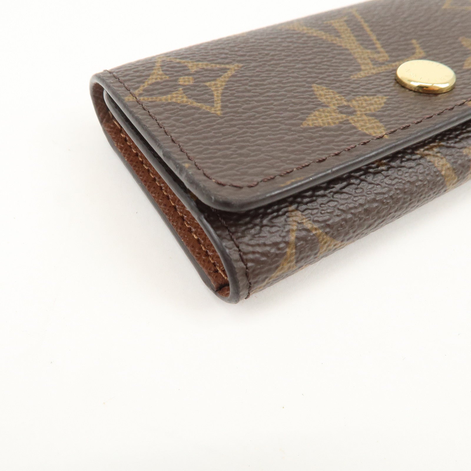 Louis Vuitton Monogram Multicles 4 Key Case Key Holder Brown M6263