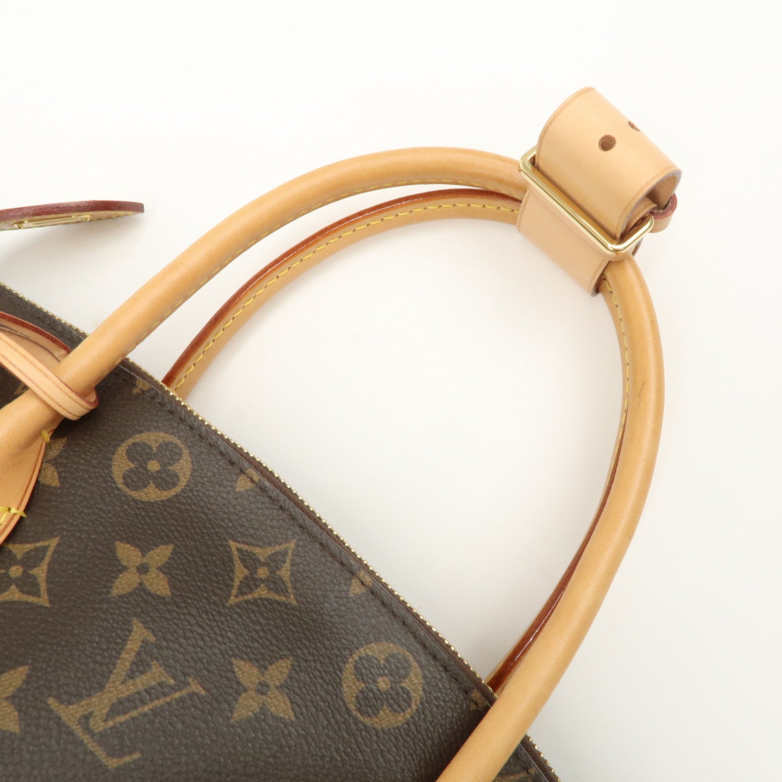Louis Vuitton Monogram Leather Lockit PM Hand Bag Brown M40613