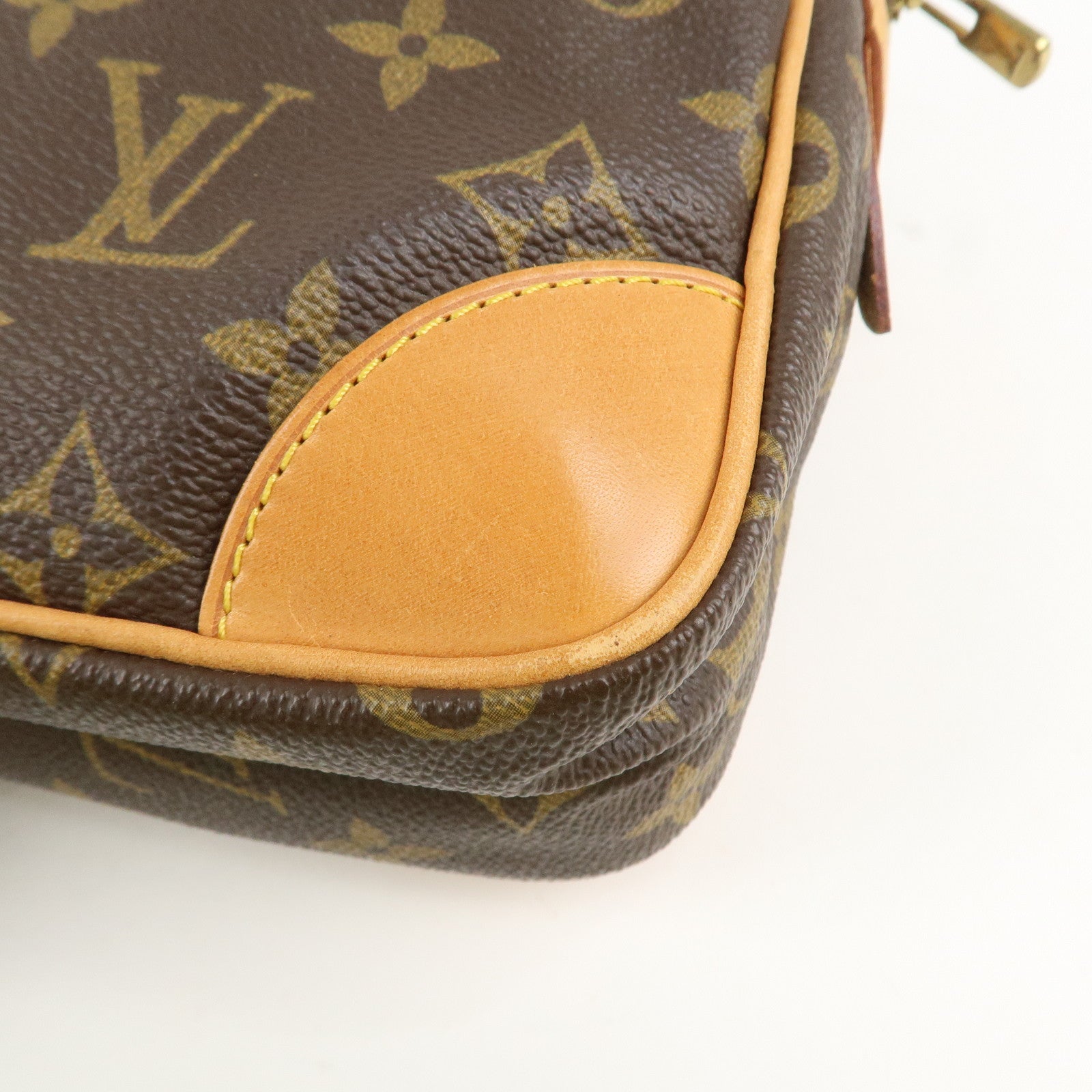 Louis Vuitton Monogram Compiegne 28 Pouch Clutch Bag Brown M51845 Used