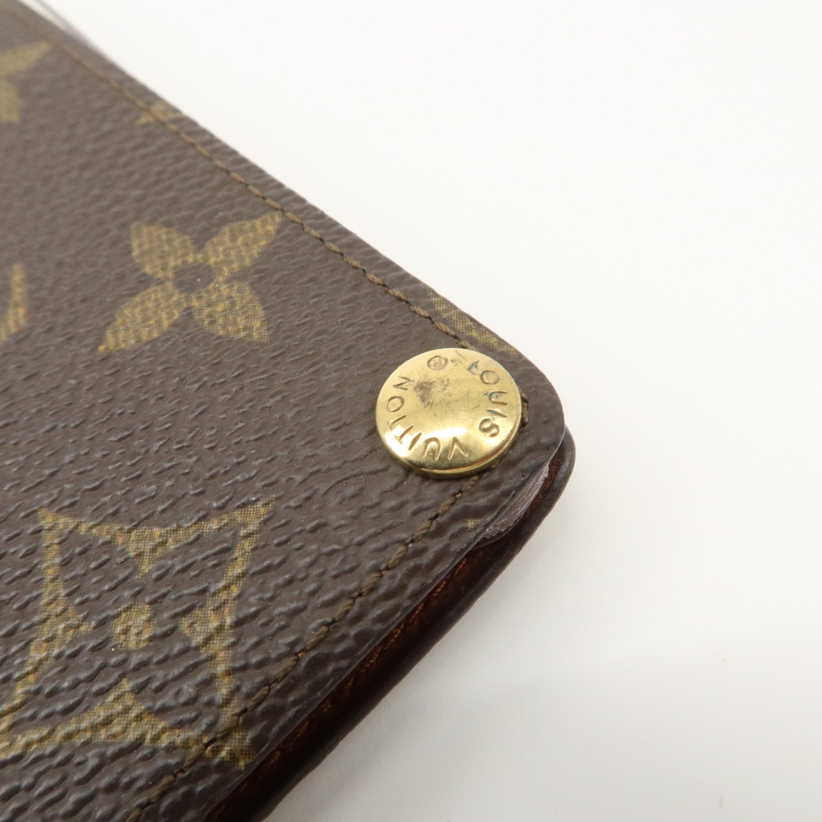 Louis Vuitton Monogram Set of 2 Porte Cartes Credit Pression M60937 Used