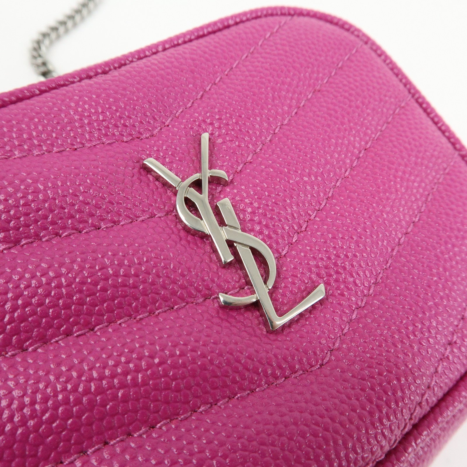 SAINT LAURENT PARIS Cassandra Leather Baby Lou Camera Bag 635088