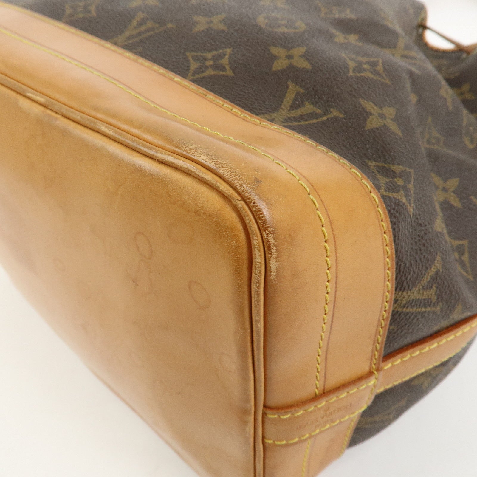 Louis Vuitton Monogram Noe Shoulder Bag Hand Bag Brown M42224