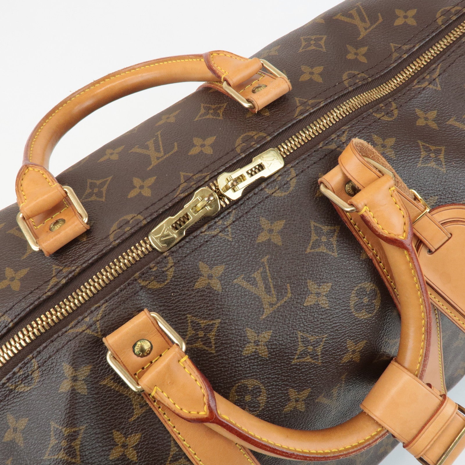 Louis Vuitton Monogram Keep All 55 Boston Bag Travel Bag M41424 Used