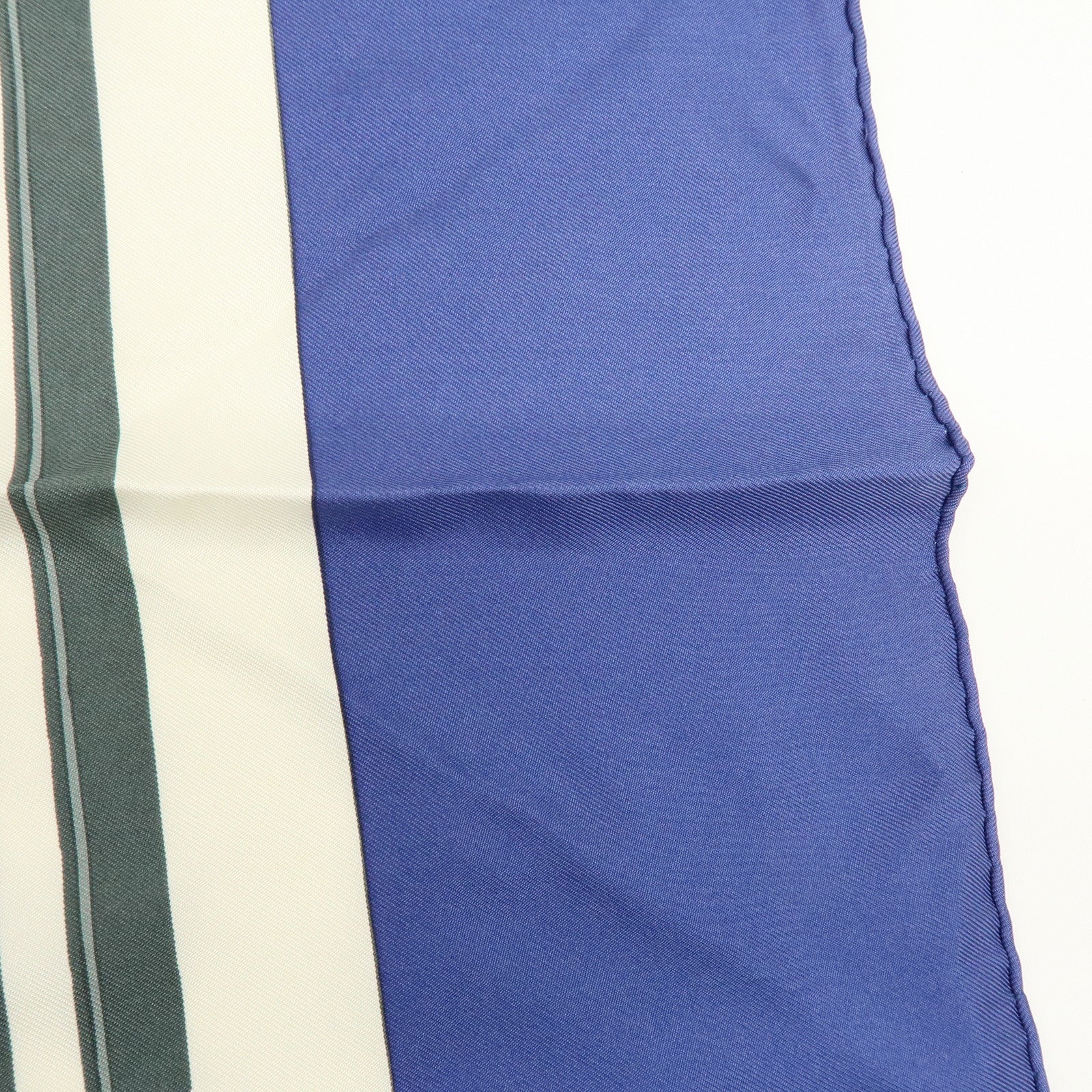 HERMES Carre 90 Silk 100% BRIDES DE GALA Scarf Ivory Blue