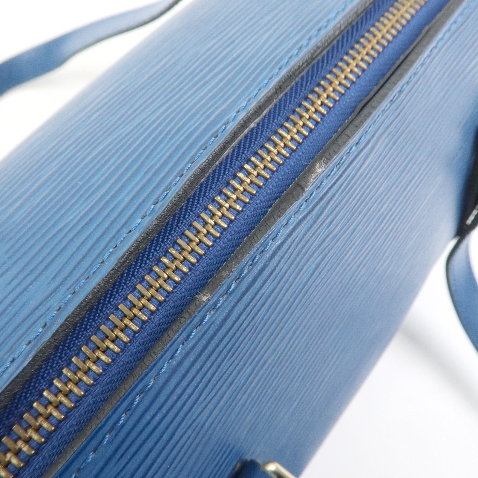 Louis Vuitton Epi Soufflot Shoulder Bag Hand Bag Toledo Blue M52225