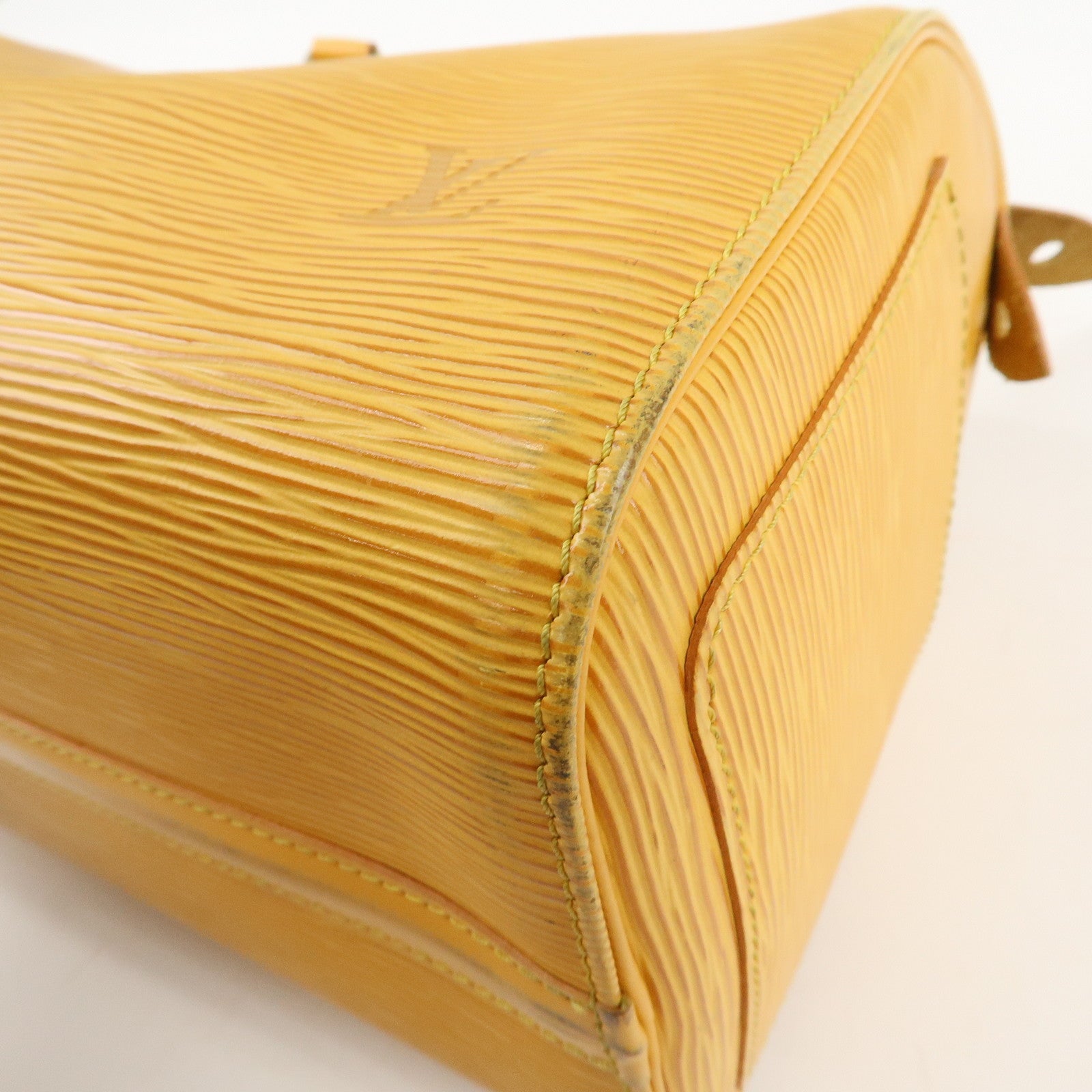 Louis Vuitton Epi Speedy 25 Boston Bag Hand Bag Yellow M43019 Used