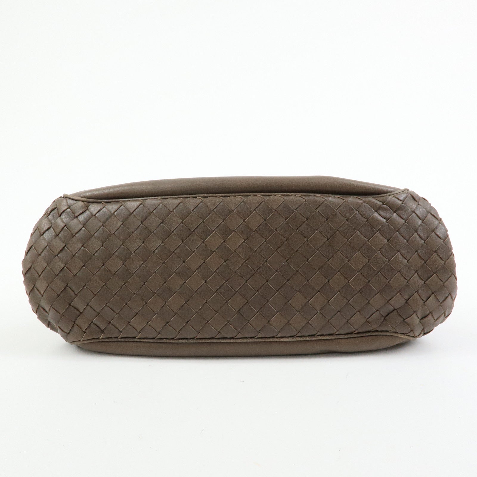 BOTTEGA VENETA Intrecciato Leather Hand Shoulder Bag Brown 162114