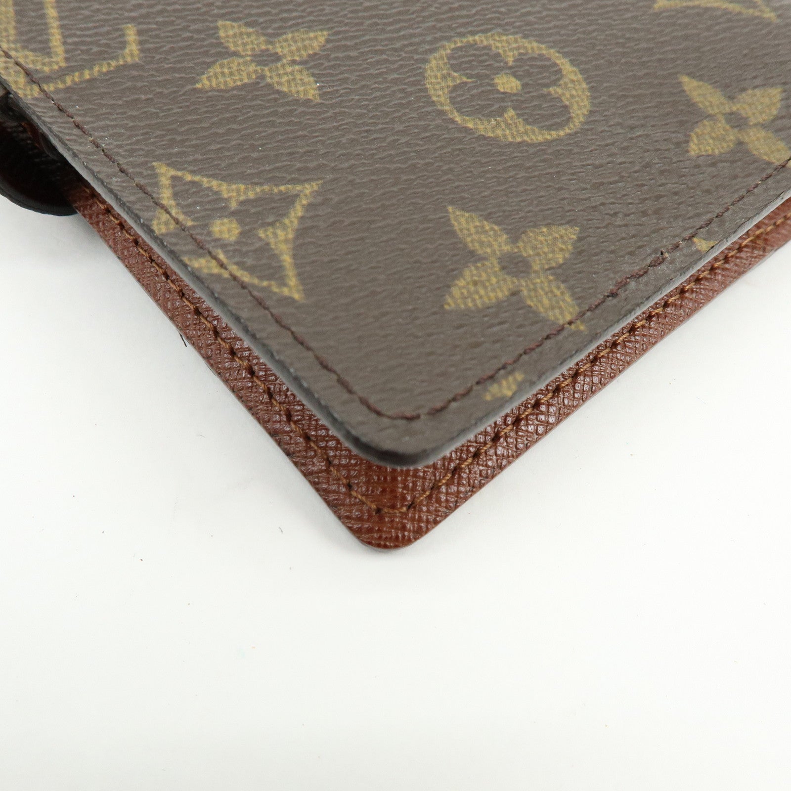 Louis Vuitton Monogram Agenda PM Planner Cover Brown R20005