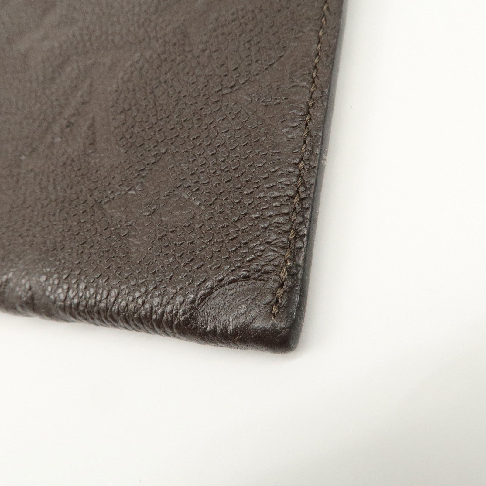 Louis Vuitton Empreinte Portefeuille Curieuse Pouch Brown M60300 Used