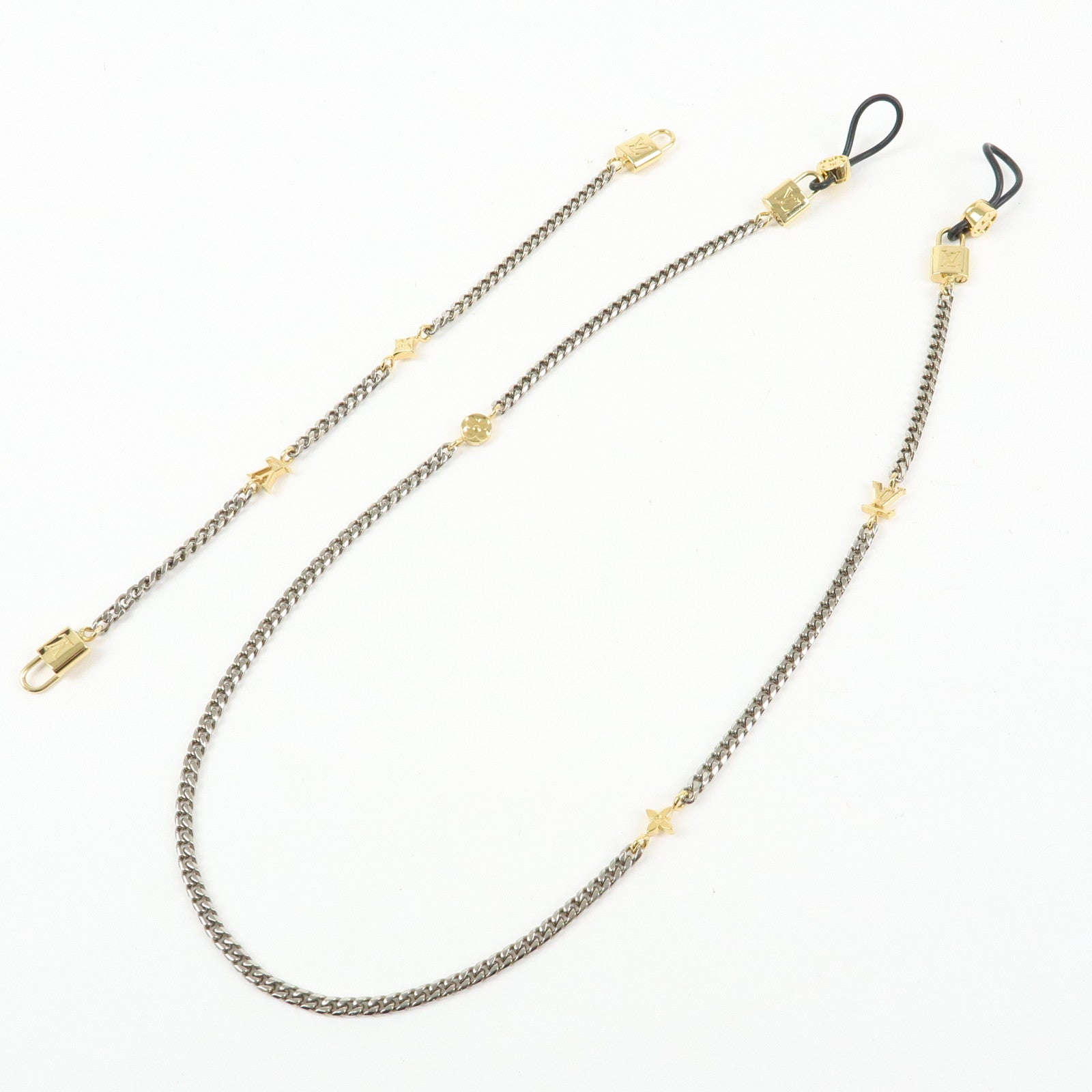 Louis Vuitton Metal 3-In-1 Glasses Chain Necklace Bracelet M00347