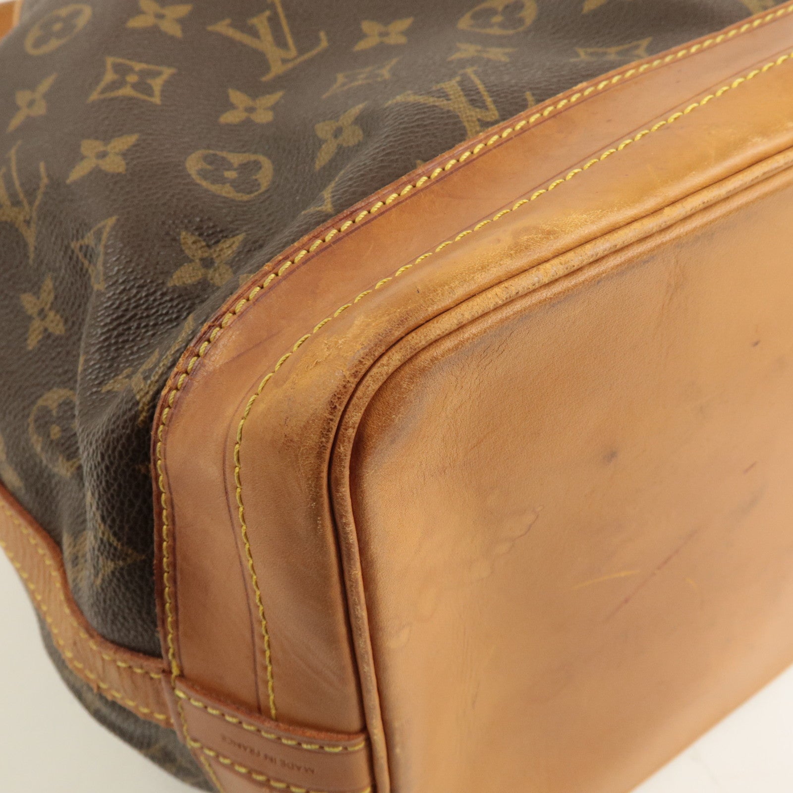 Louis Vuitton Monogram Noe Shoulder Bag Hand Bag Brown M42224