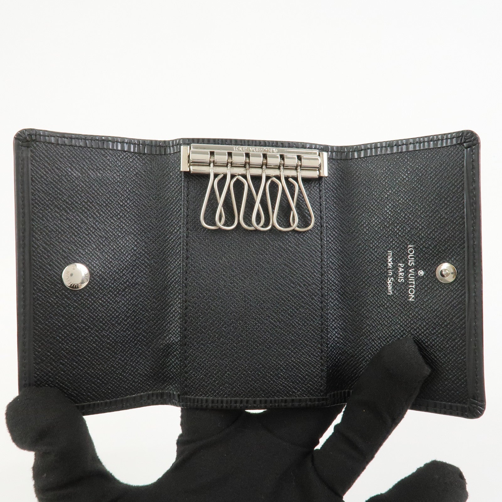 Louis Vuitton Epi Multicles 6 Key Case Key Holder Noir M63812