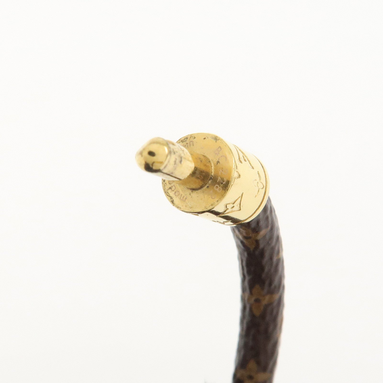 Louis Vuitton Monogram LV Confidential Bracelet Brown Gold M6334