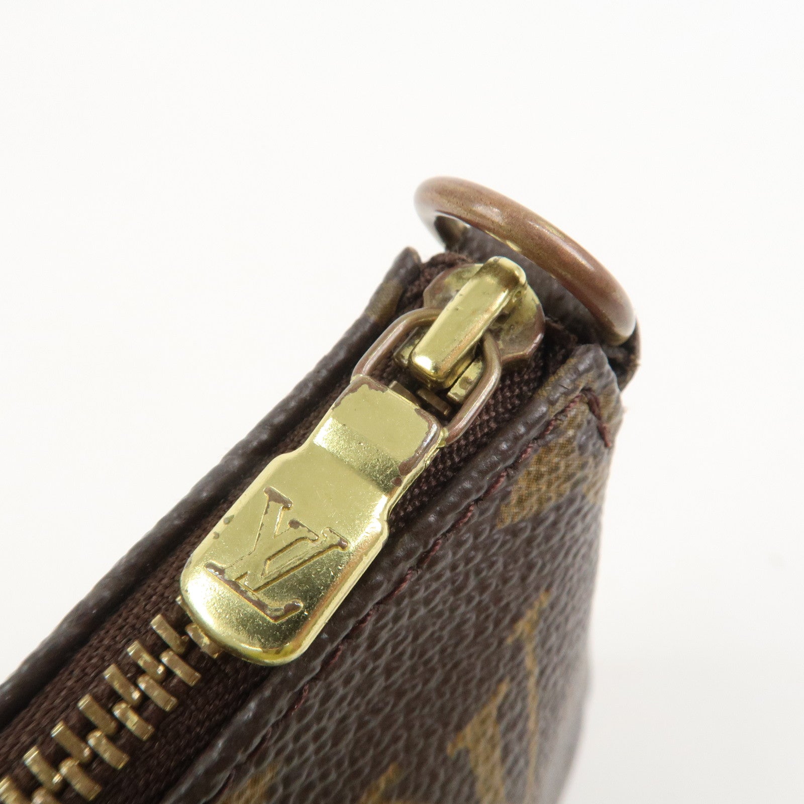 Louis Vuitton Monogram Pochette Accessoires Pouch Hand Bag M51980