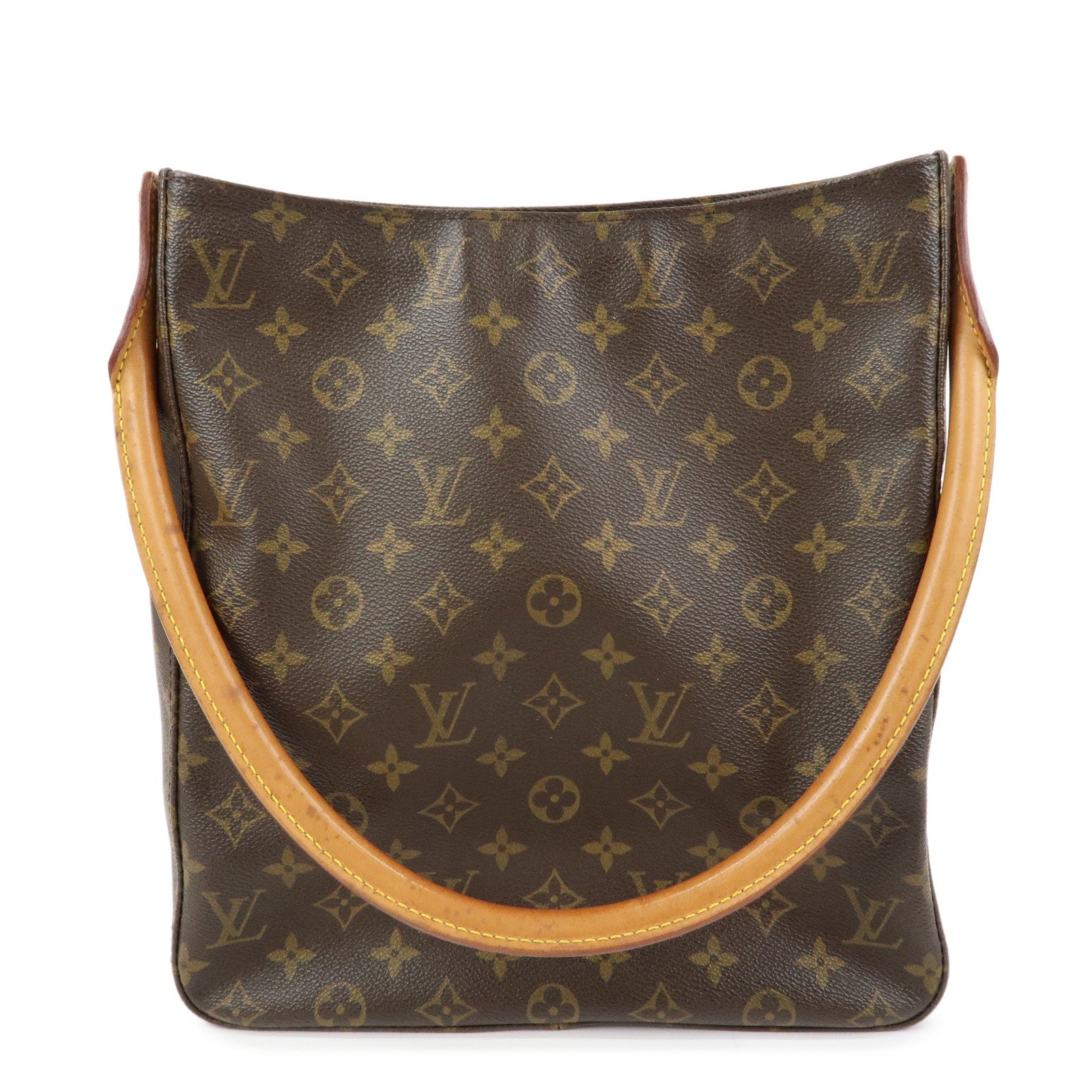 Louis Vuitton Monogram Looping GM Shoulder Bag Brown M51145