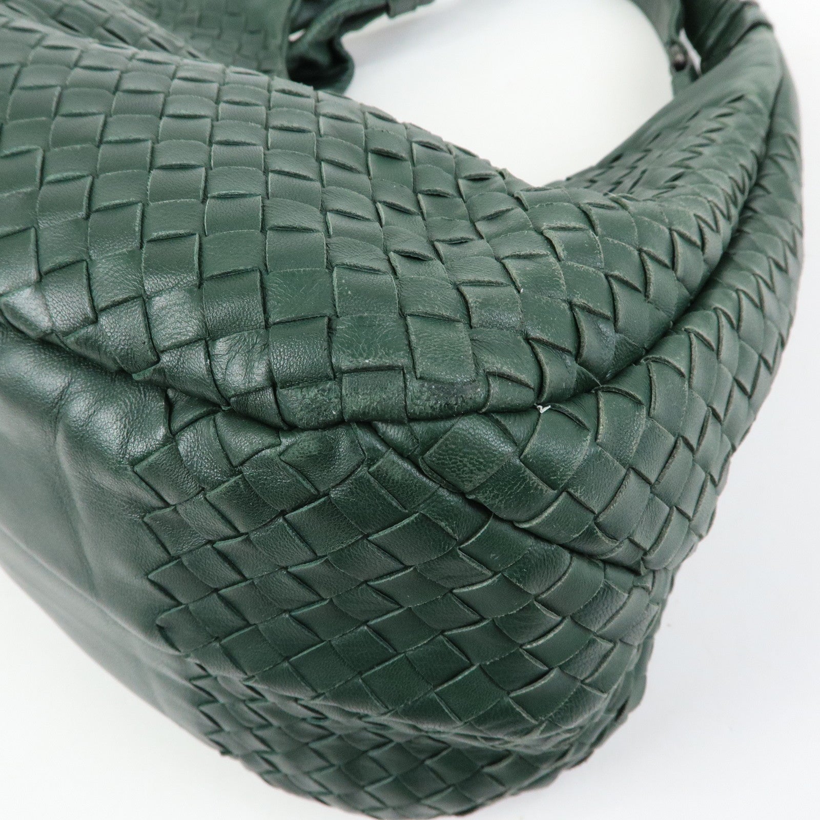 BOTTEGA VENETA Campana Intrecciato Leather Hand Bag 125787V0016
