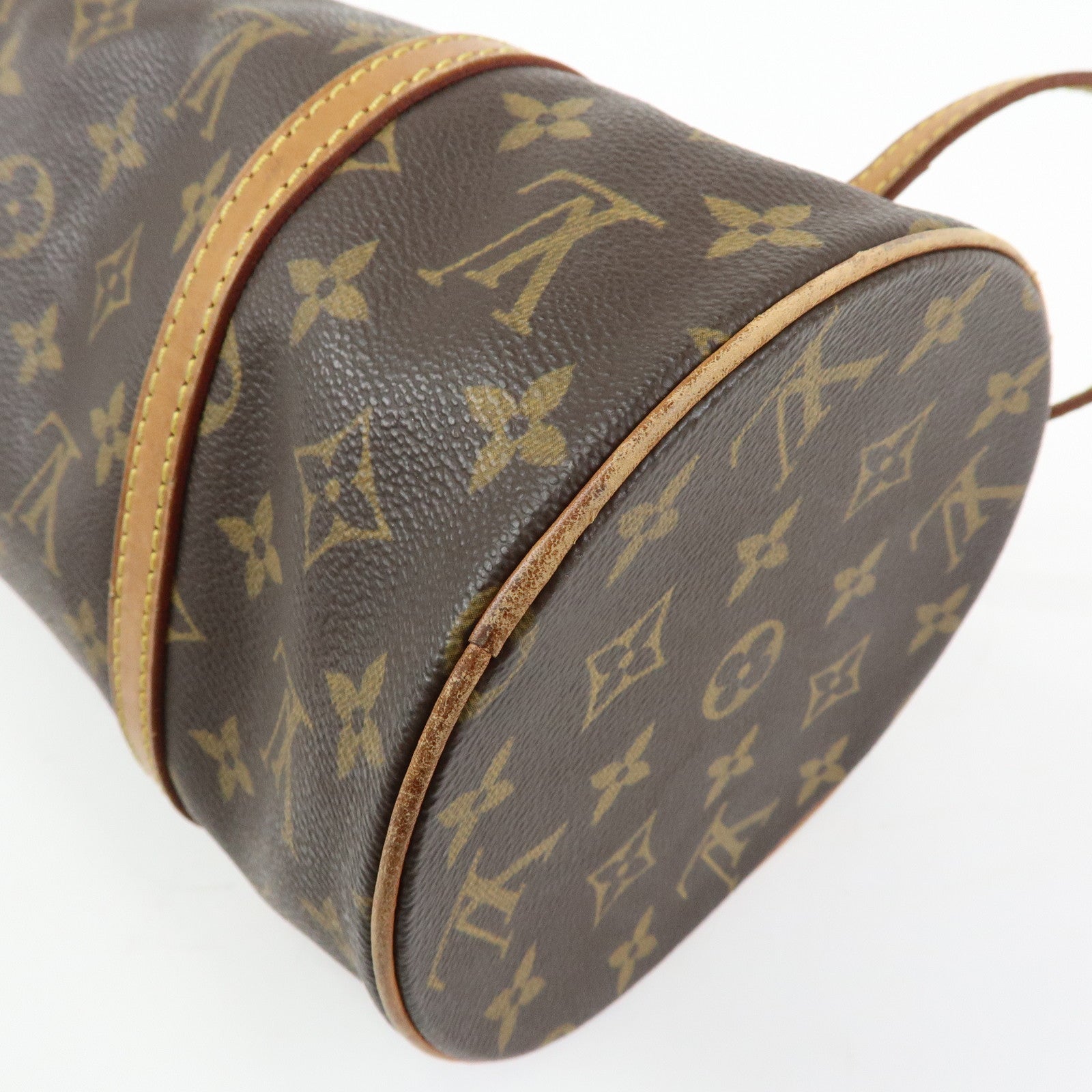 Louis Vuitton Monogram Papillon 30 Hand Bag Brown M51385