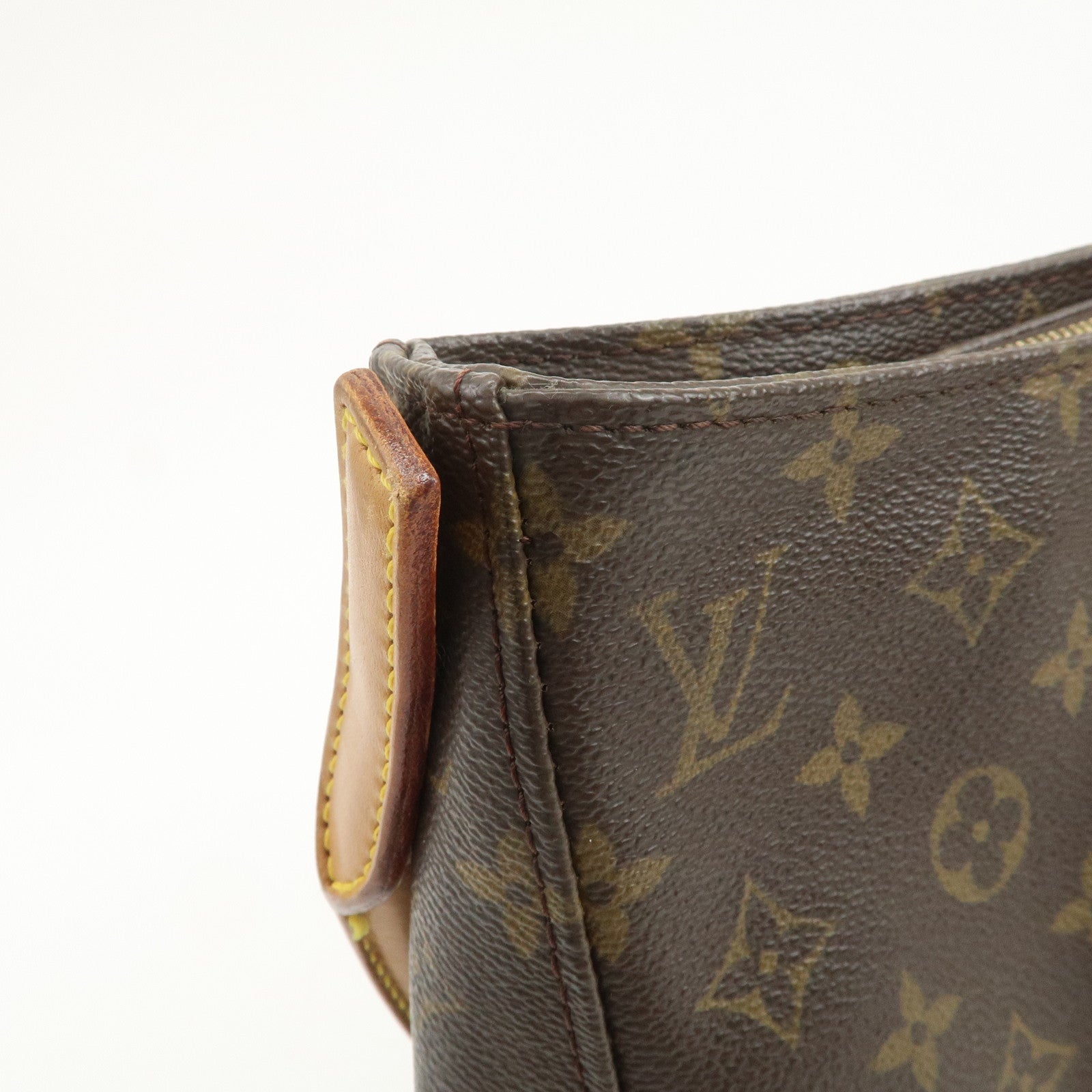 Louis Vuitton Monogram Looping GM Shoulder Bag Brown M51145