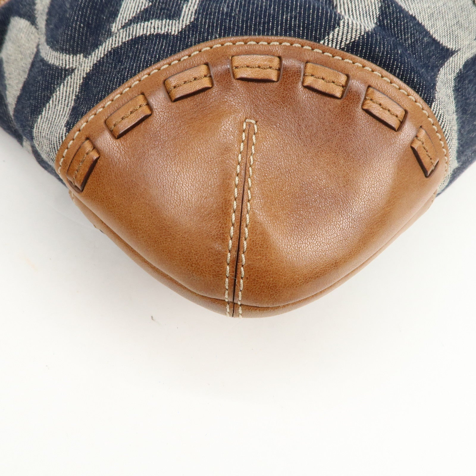 COACH Set of 3 Shoulder Bag Hand Bag Blue Brown