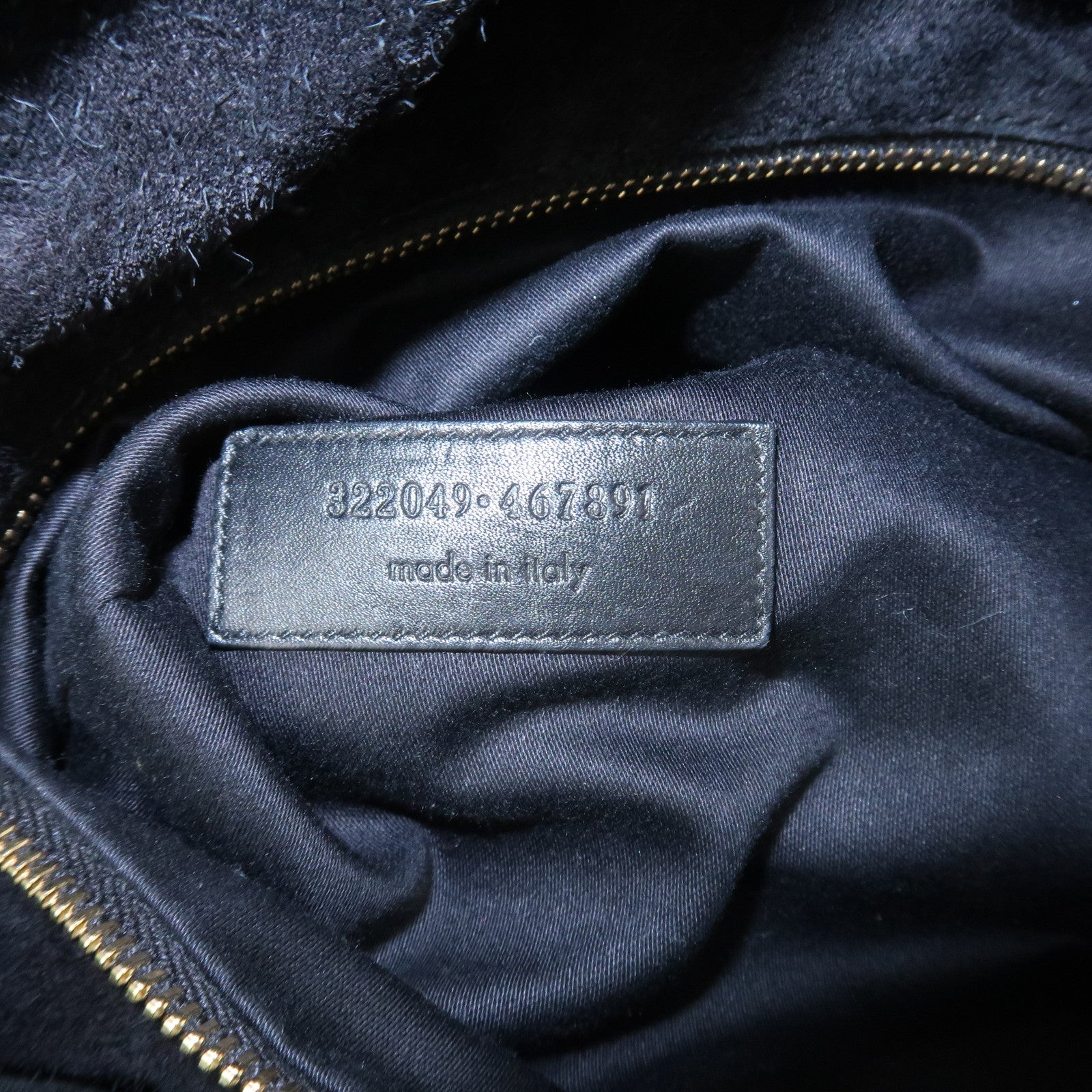 SAINT LAURENT PARIS Duffle 6 Leather 2Way Bag Hand Bag Black 322049
