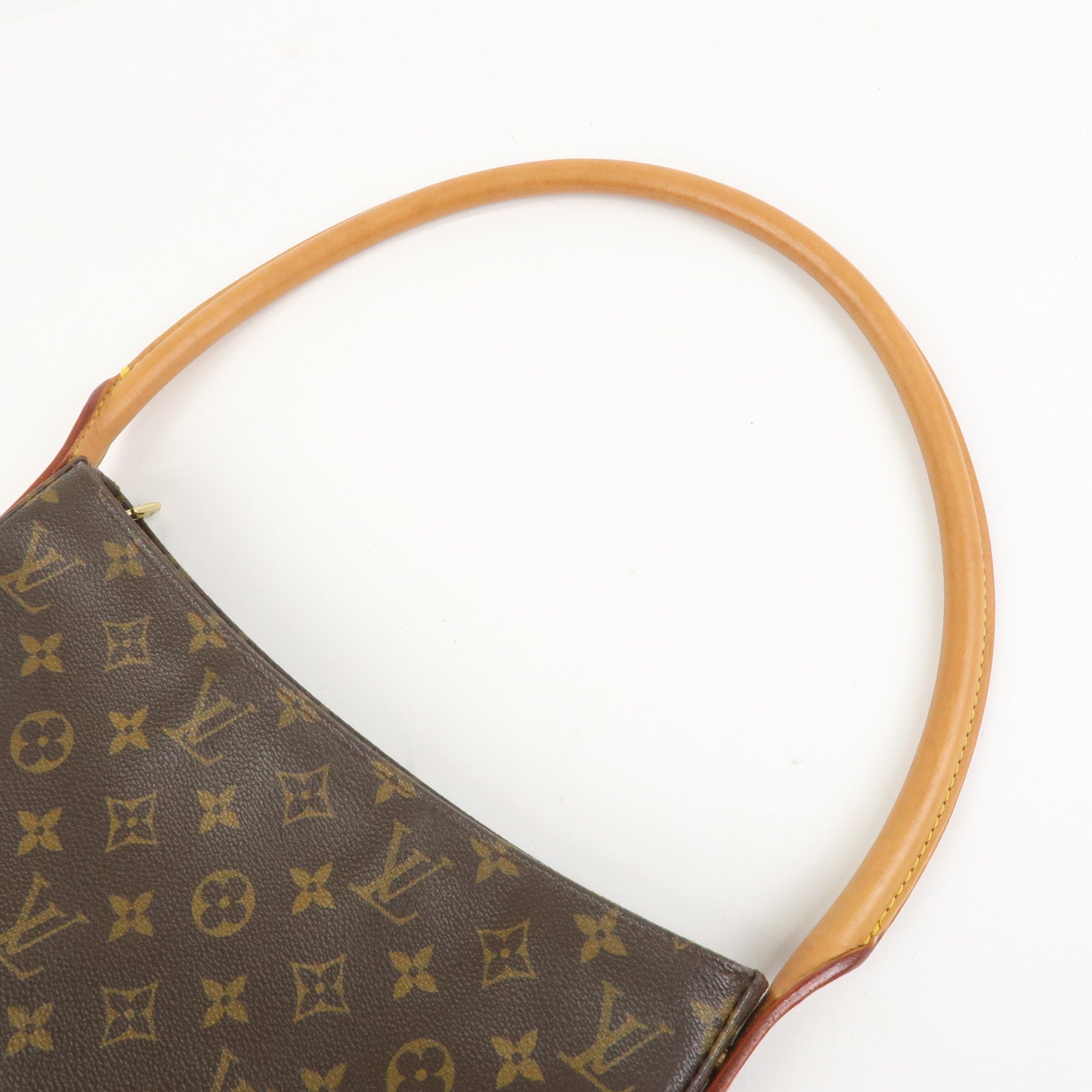 Louis Vuitton Monogram Looping GM Shoulder Bag Brown M51145