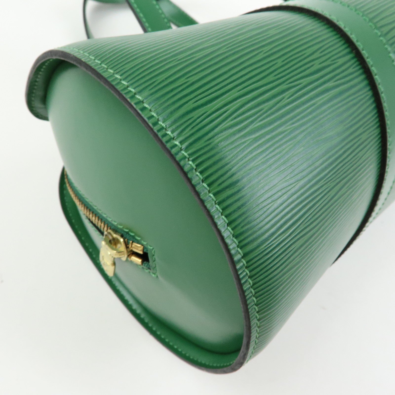Louis Vuitton Epi Soufflot Hand Bag Borneo Green M52224