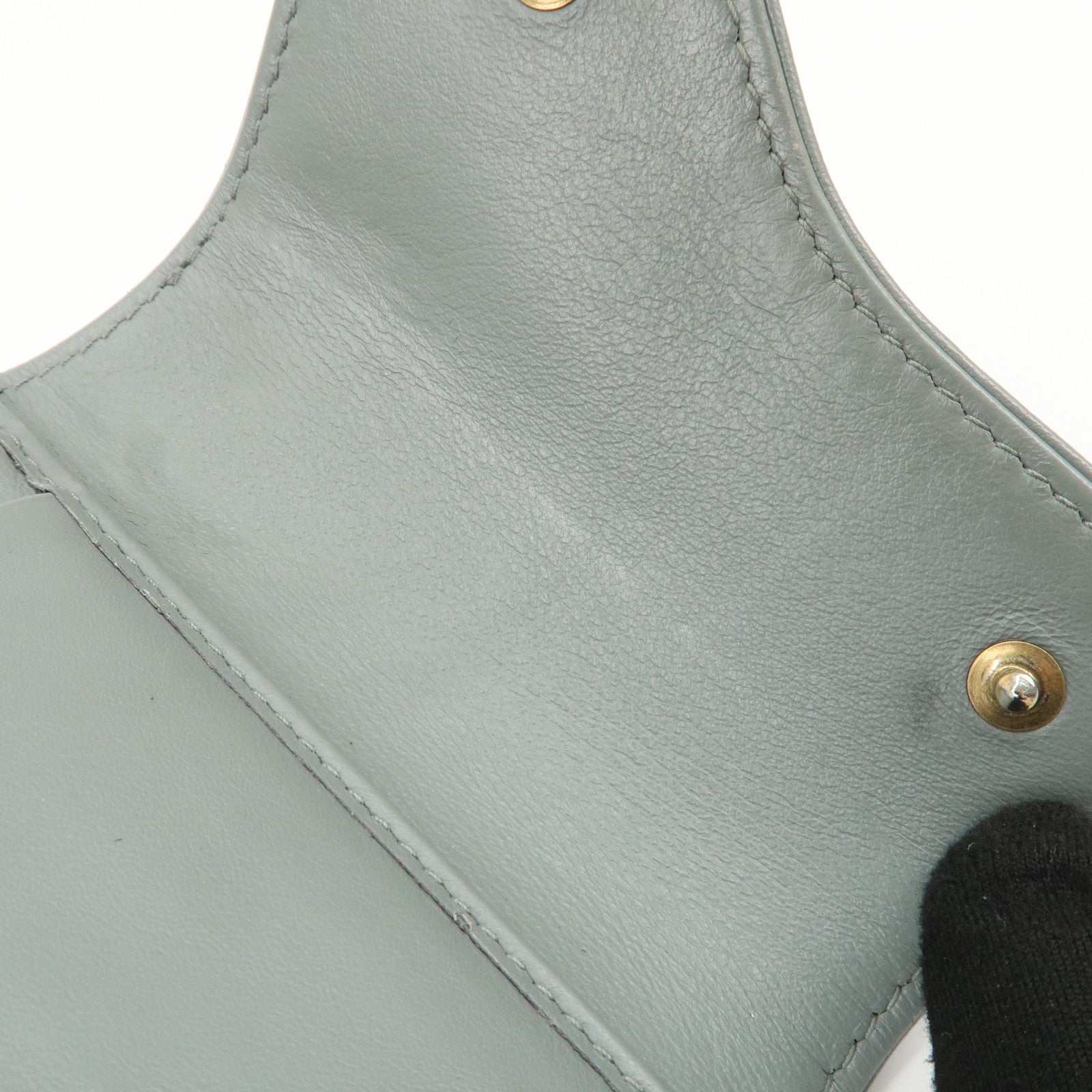 Christian Dior Oblique Jacquard Saddle Lotus Wallet Gray