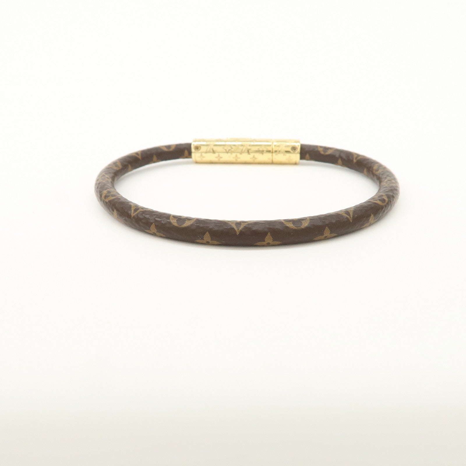 Louis Vuitton Monogram Canvas LV Confidential Bracelet Brown M8274