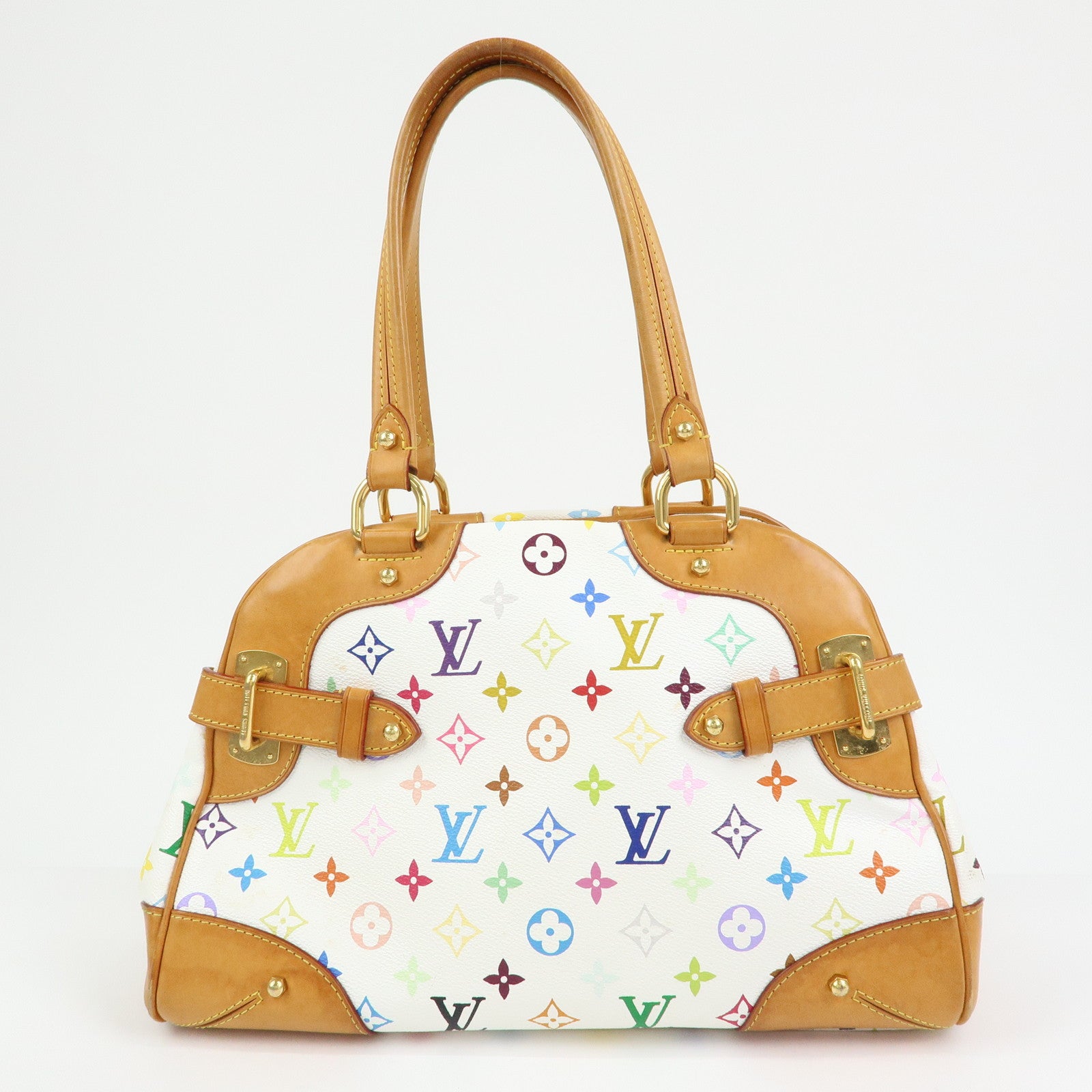 Louis Vuitton Monogram Multicolor Claudia Hand Bag Blanc M40193