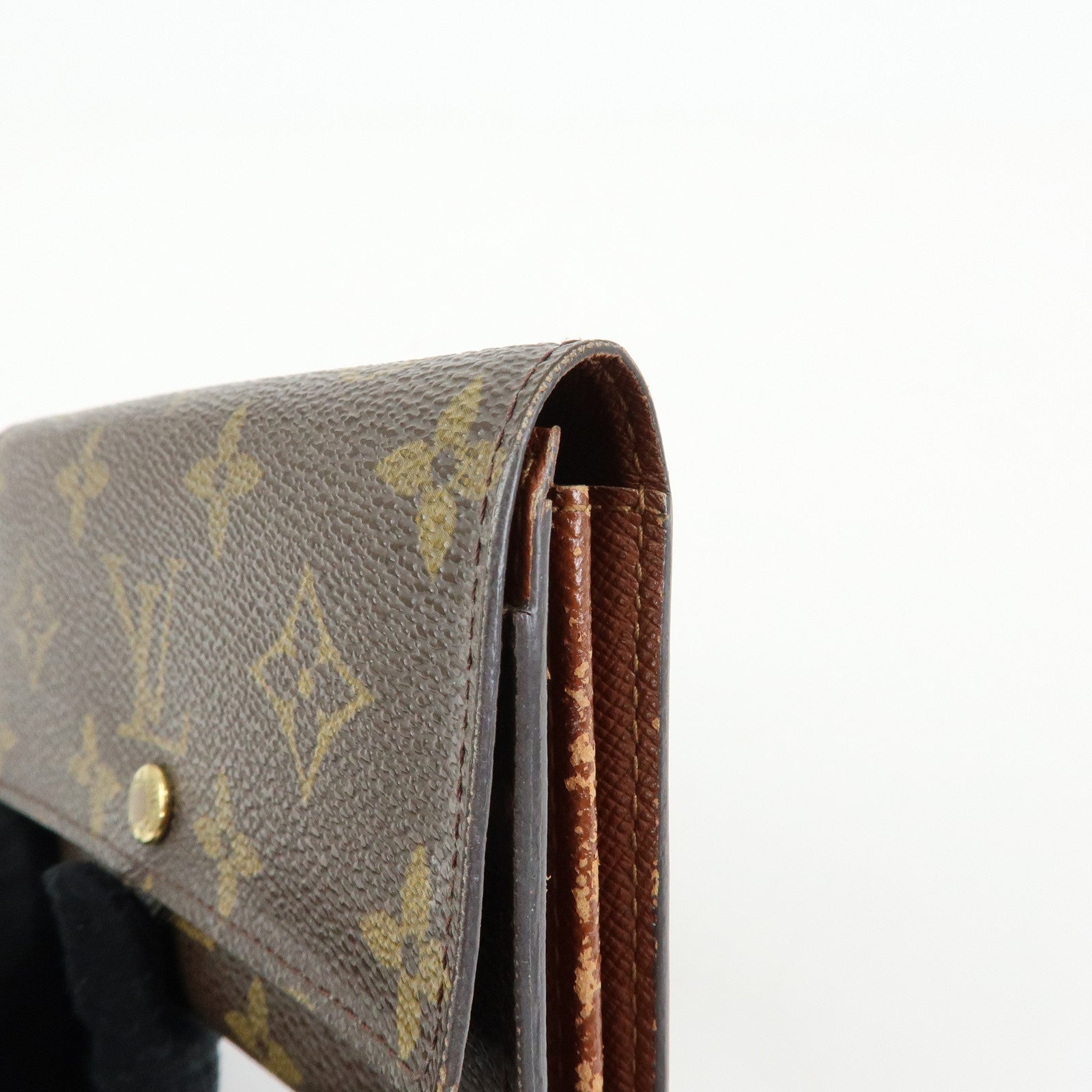 Louis Vuitton Monogram Porte Monnaie Zip Bifold Wallet M61735