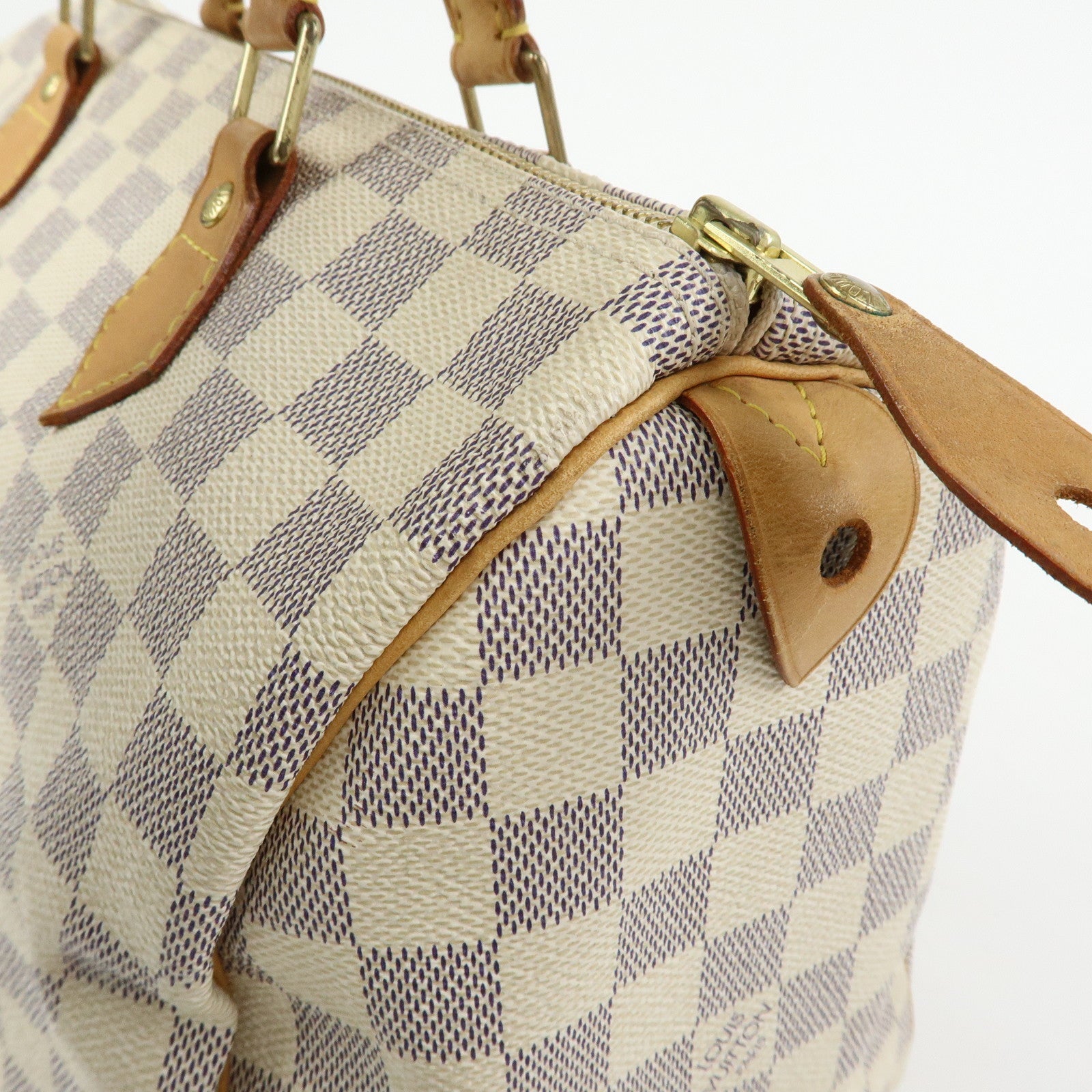 Louis Vuitton Damier Azur Speedy 30 Boston Bag Hand Bag N41533