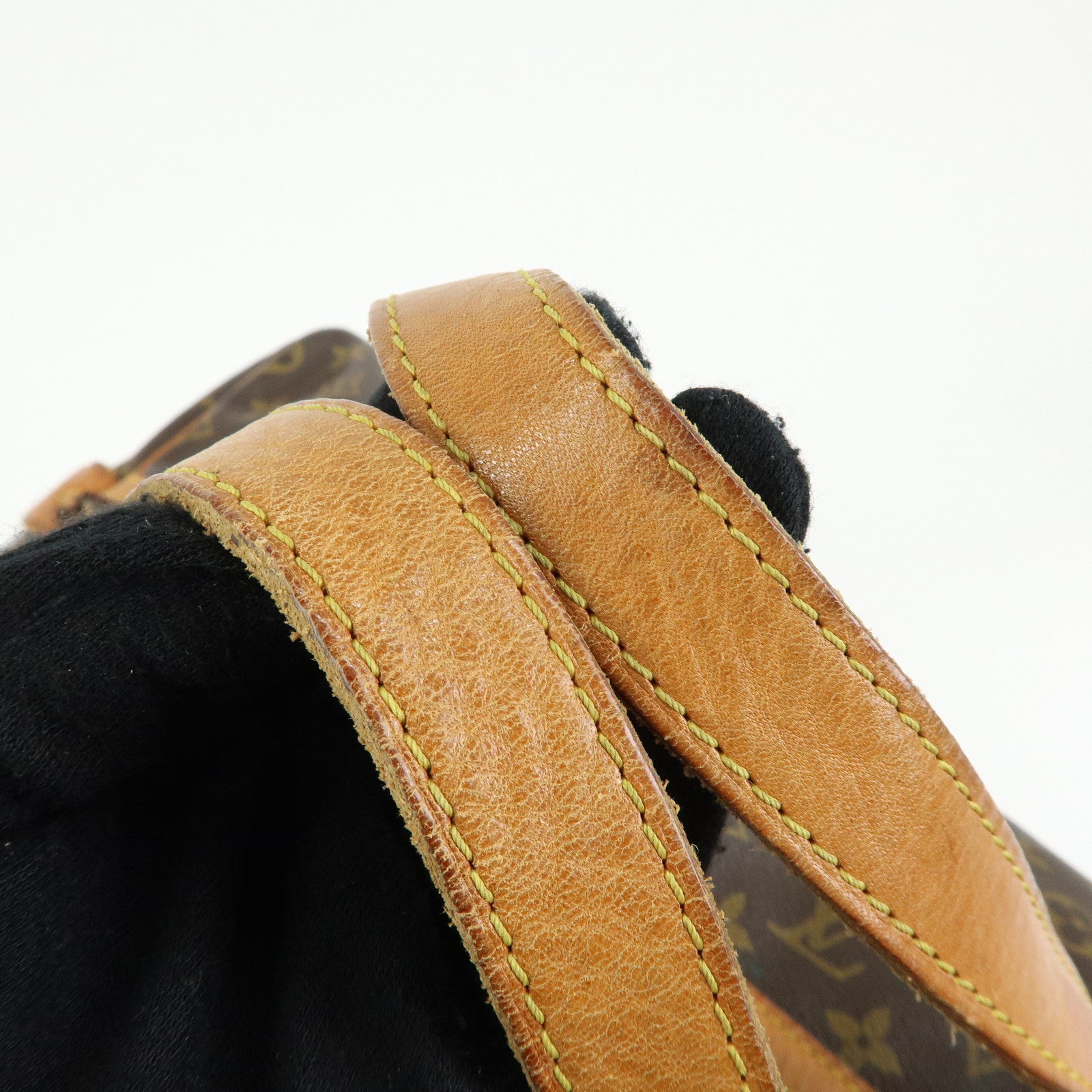 Louis Vuitton Monogram Sac Souple 55 Boston Bag Brown M41622