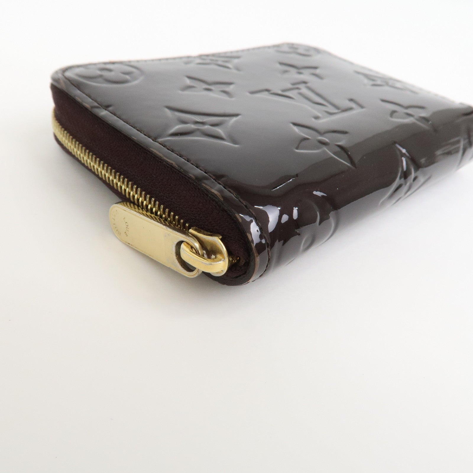 Louis Vuitton Monogram Vernis Zippy Coin Purse Amarante M93607