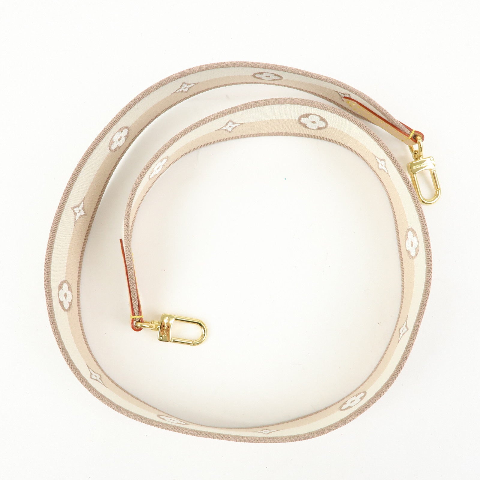 Louis Vuitton 110cm Canvas Nume Shoulder Strap Beige