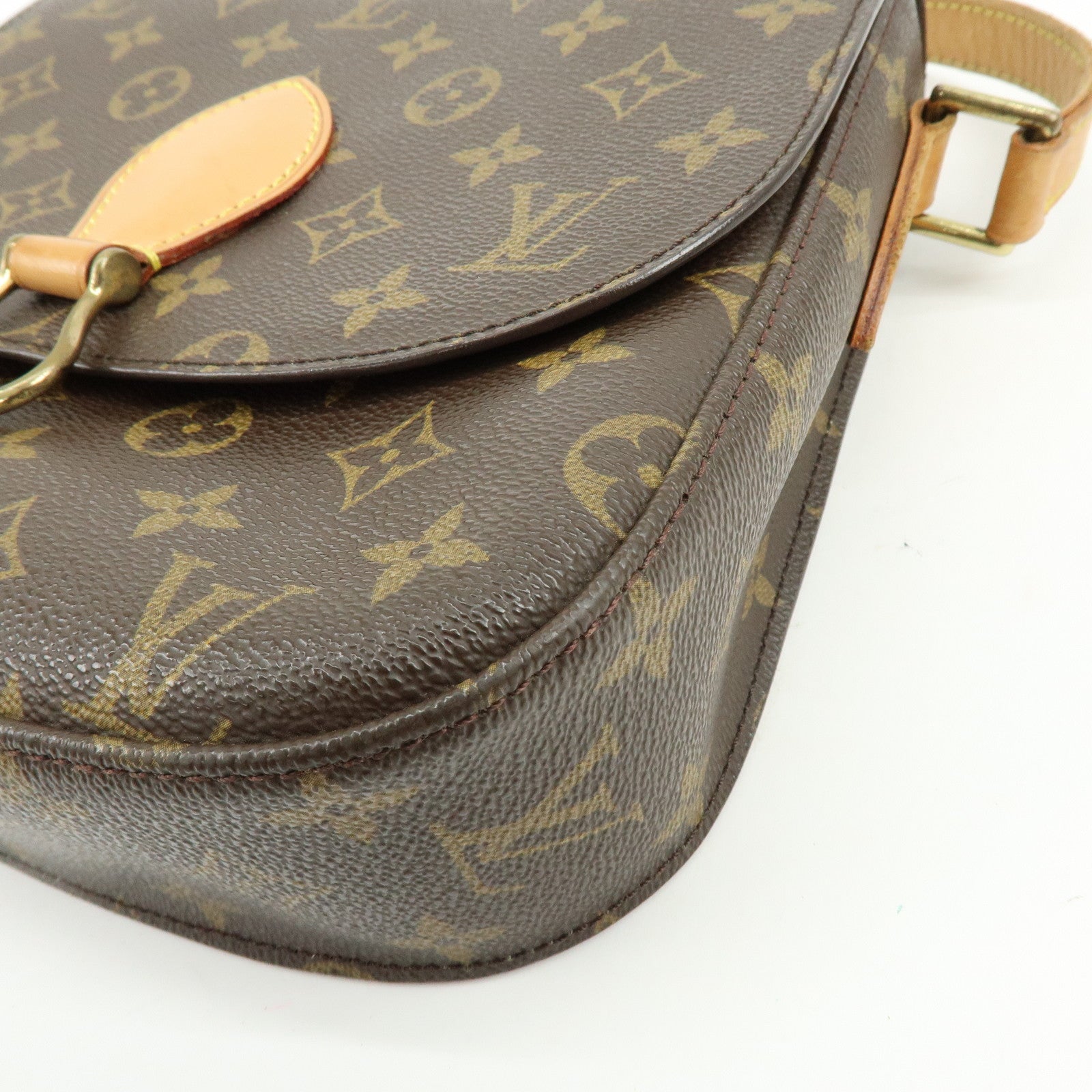 Louis Vuitton Monogram Saint Cloud GM Shoulder Bag Brown M51242