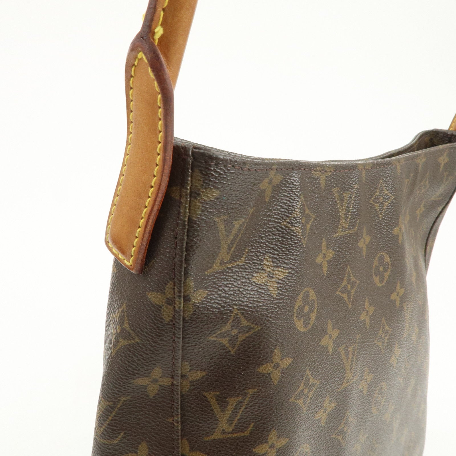 Louis Vuitton Monogram Looping GM Shoulder Bag Brown M51145