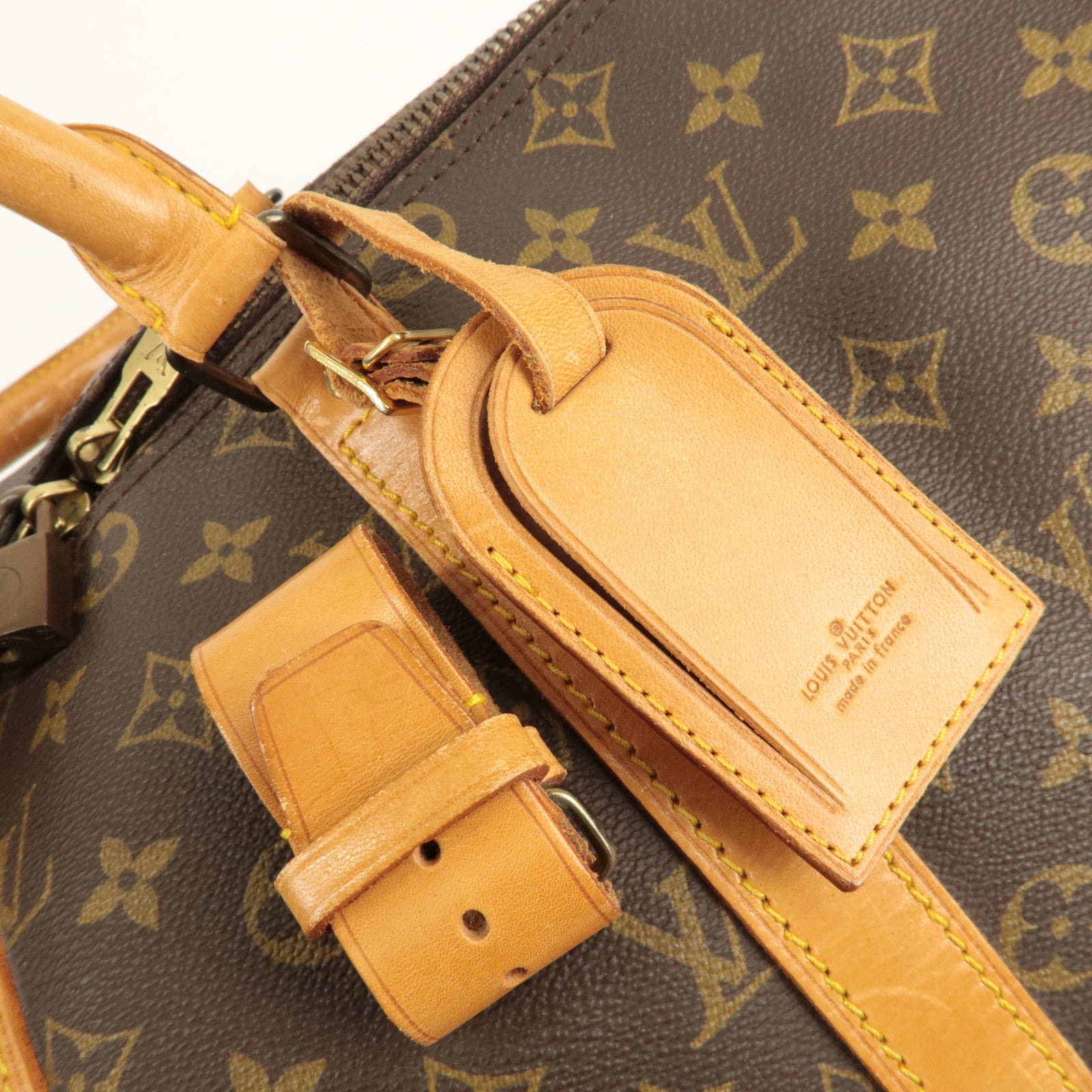 Louis Vuitton Monogram Keep All 45 Boston Bag Brown M41428