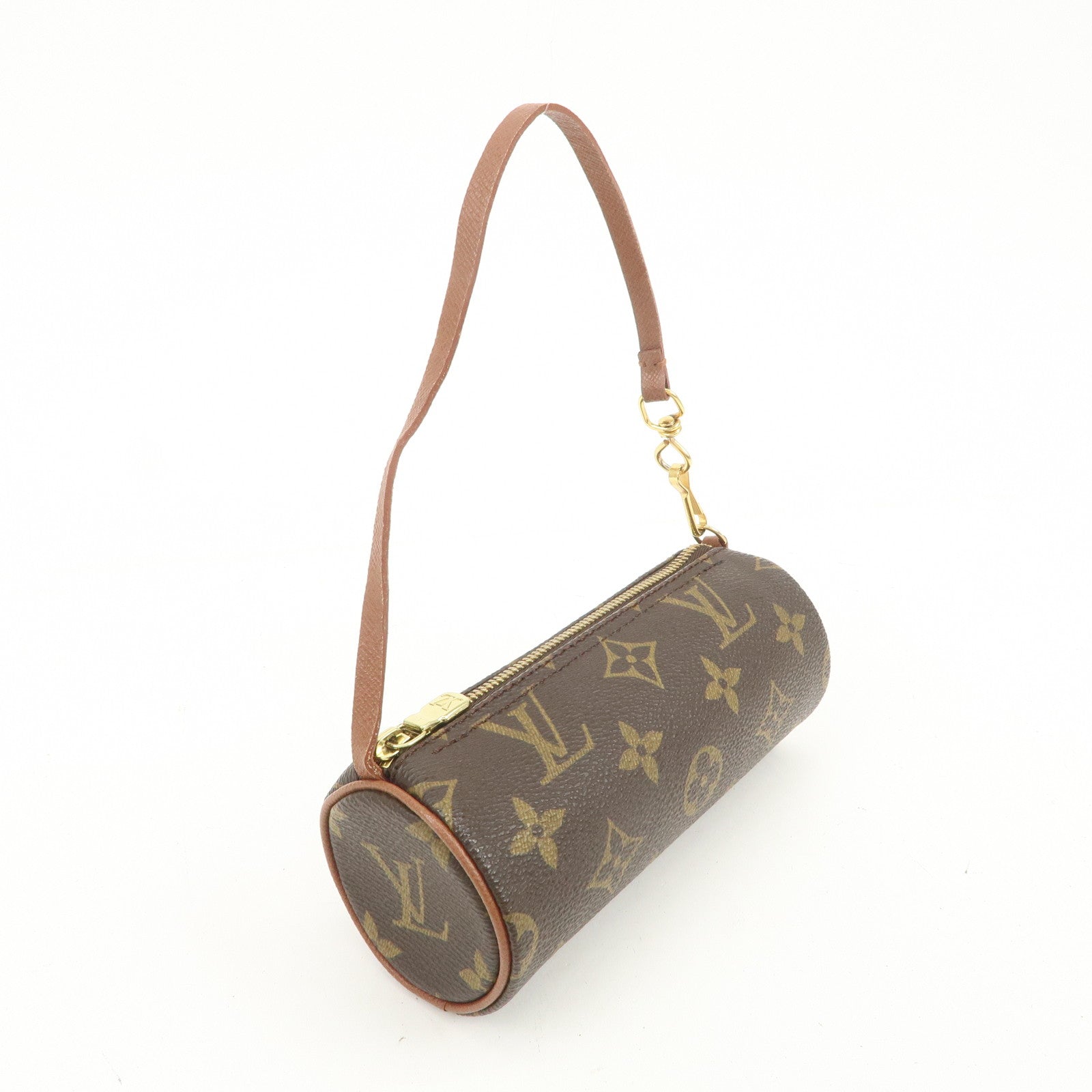 Louis Vuitton Monogram Mini Pouch for Papillon Bag Old Style Brown