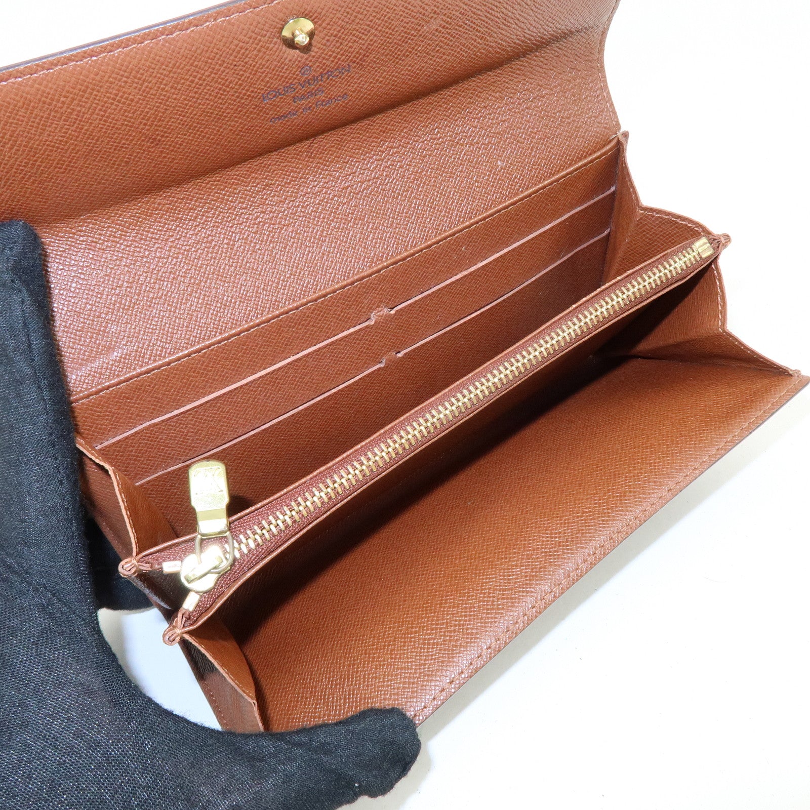 Louis Vuitton Monogram Porte Monnaie Credit Long Wallet M61726