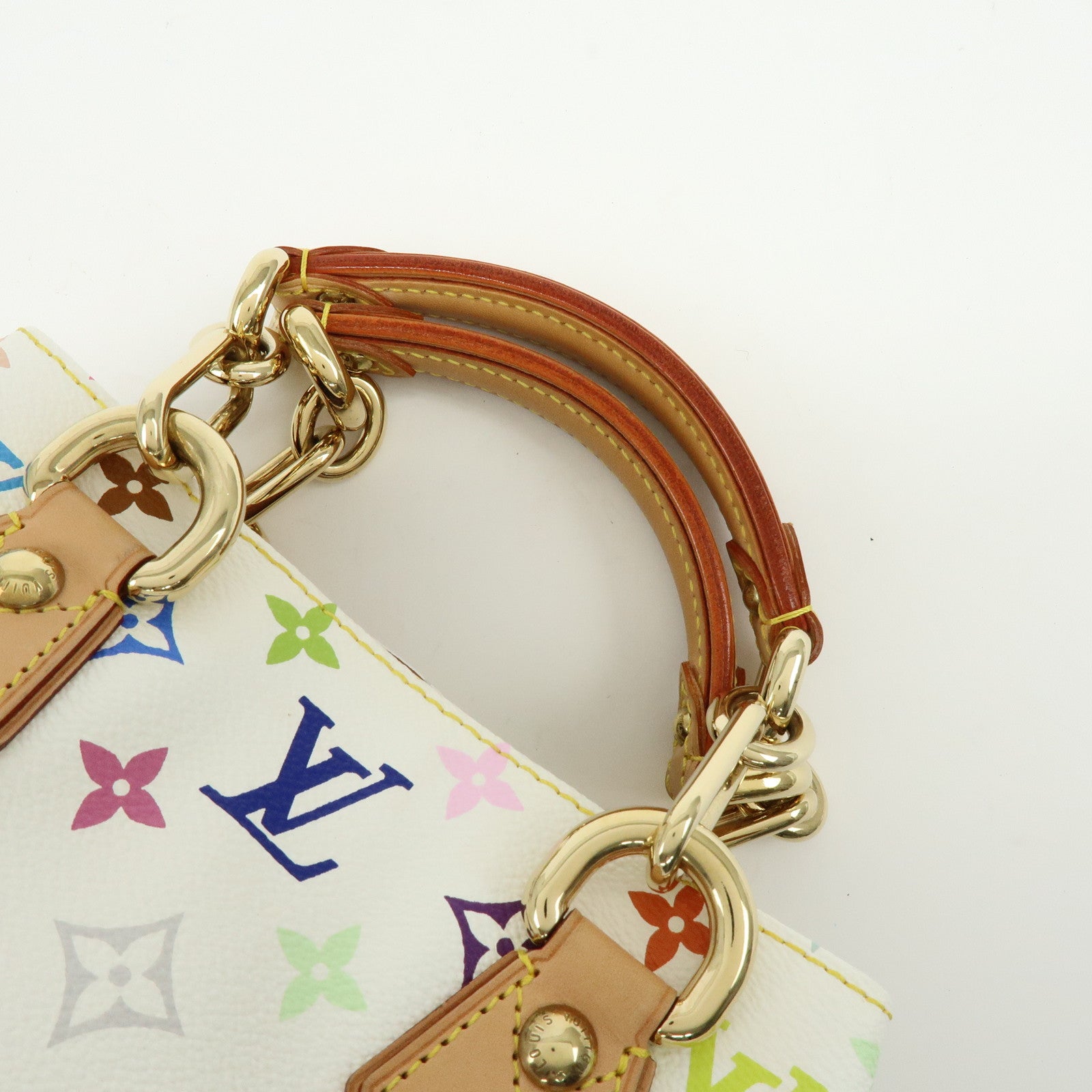 Louis Vuitton Monogram Multicolor Audra Hand Bag Blanc M40047