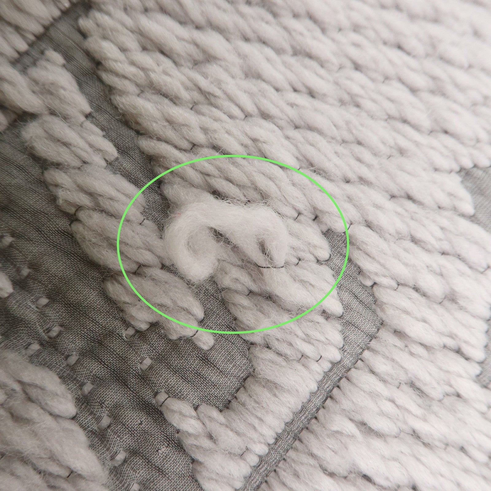 Louis Vuitton Monogram Escharp Logomania Scarf Gris Perle M74742