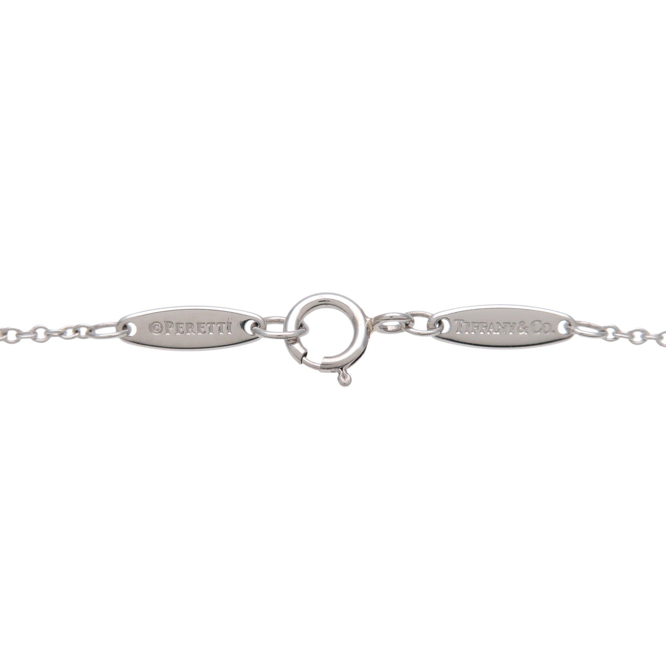 Tiffany & Co By The Yard 1P Diamond Necklace PT950 Platinum