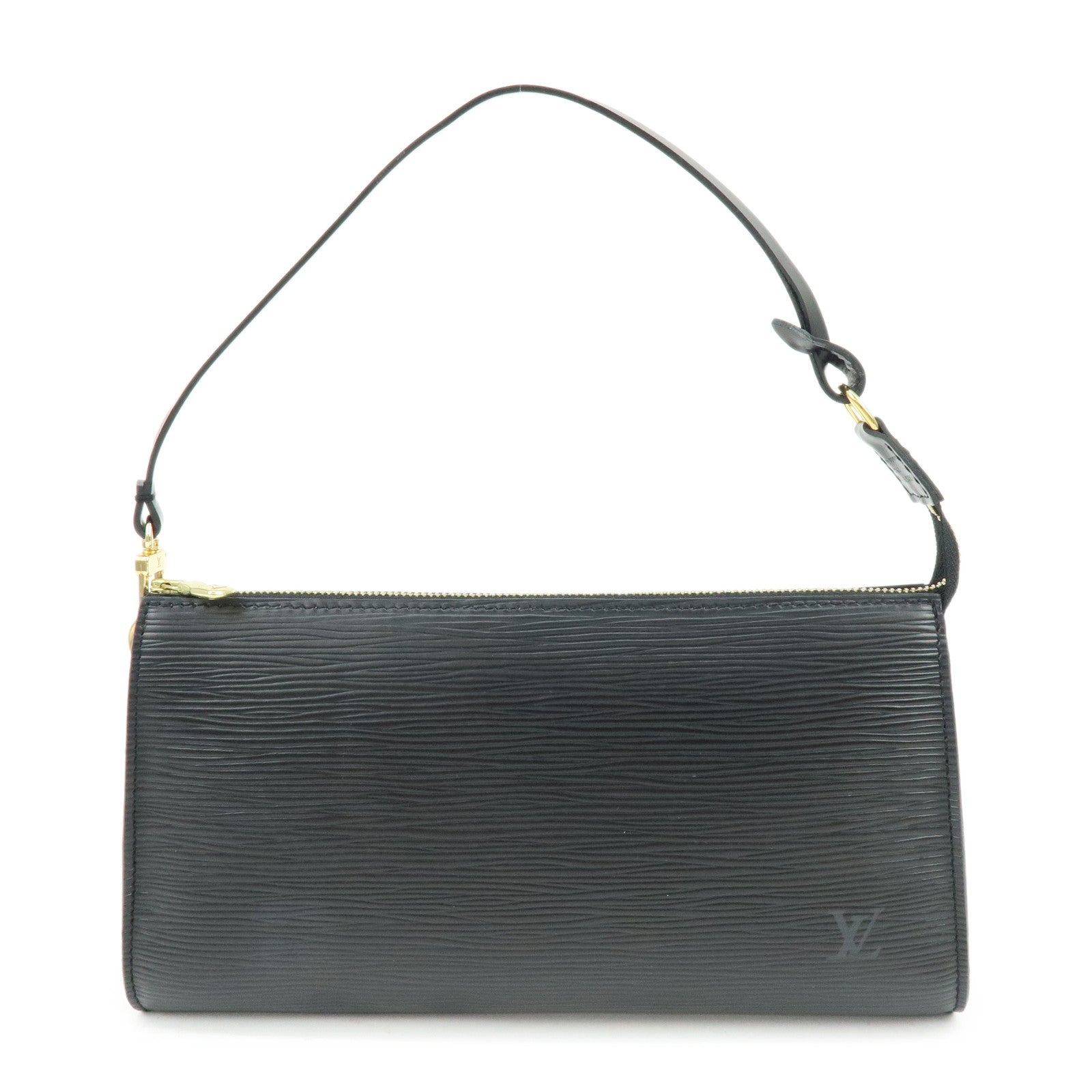 Louis Vuitton Epi Pochette Accessoires Clutch Bag Noir M52942 Authentic Used F/S