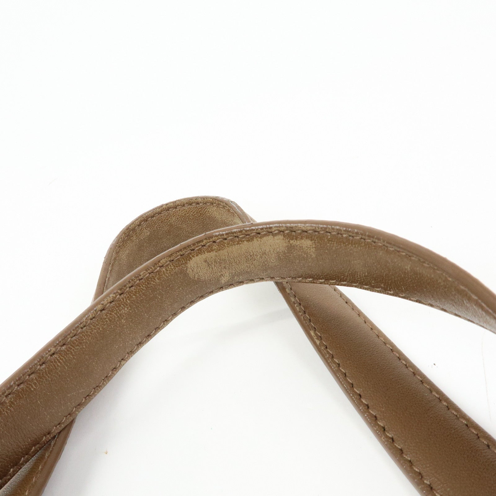 BOTTEGA VENETA Cesta Intrecciato Leather Shoulder Tote Bag Brown