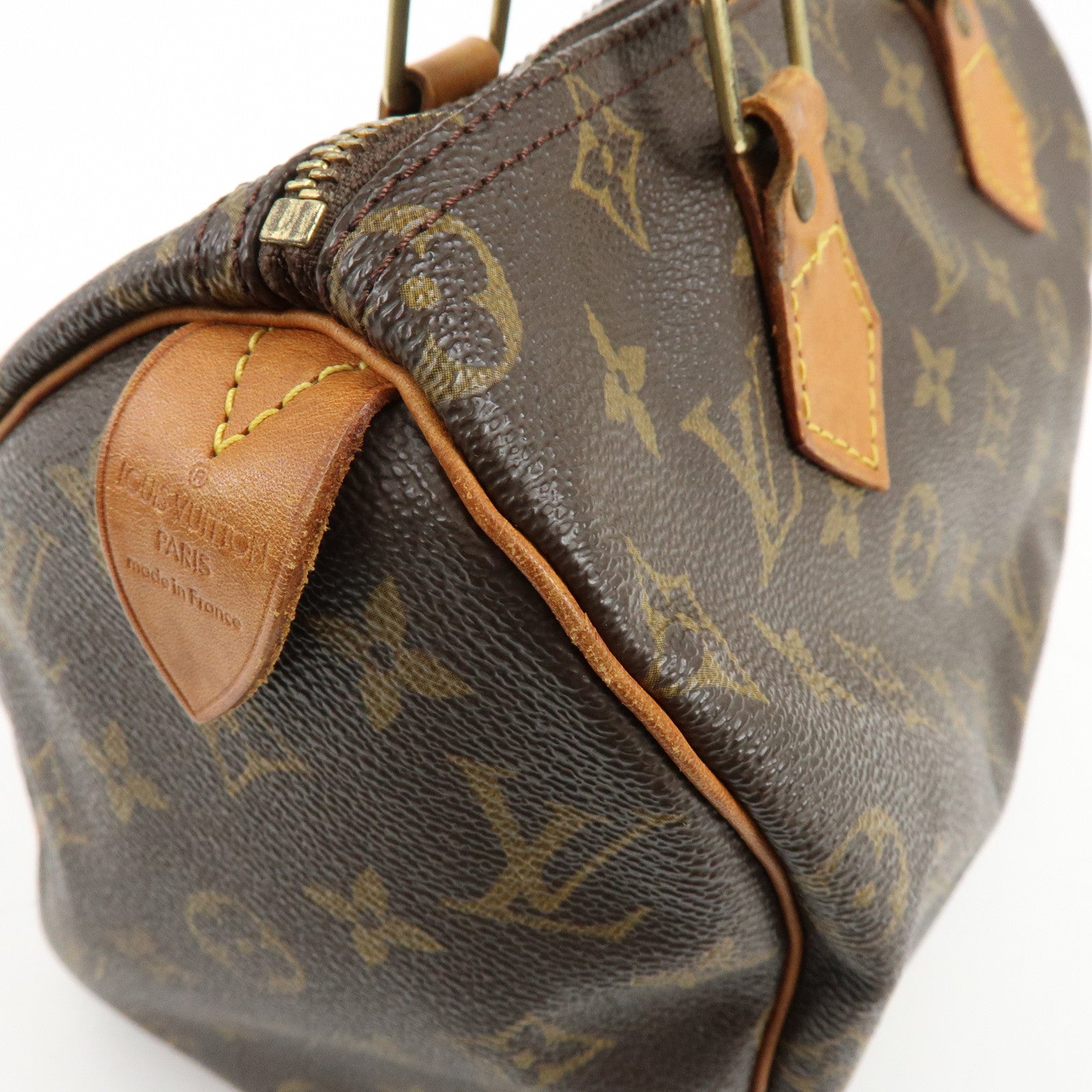 Louis Vuitton Monogram Speedy 25 Boston Bag Hand Bag Brown M41528