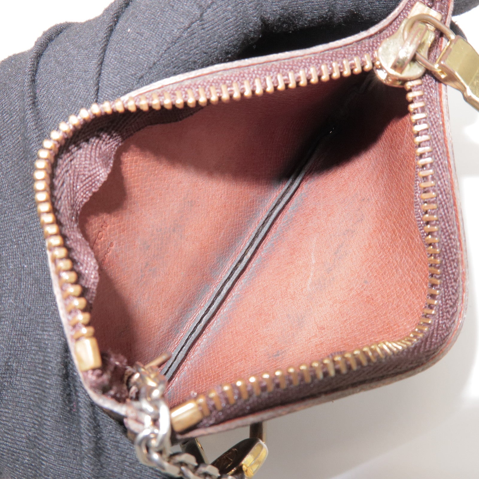 Louis Vuitton Monogram Setof2 Canvas Pochette Cles Coin Case M62650