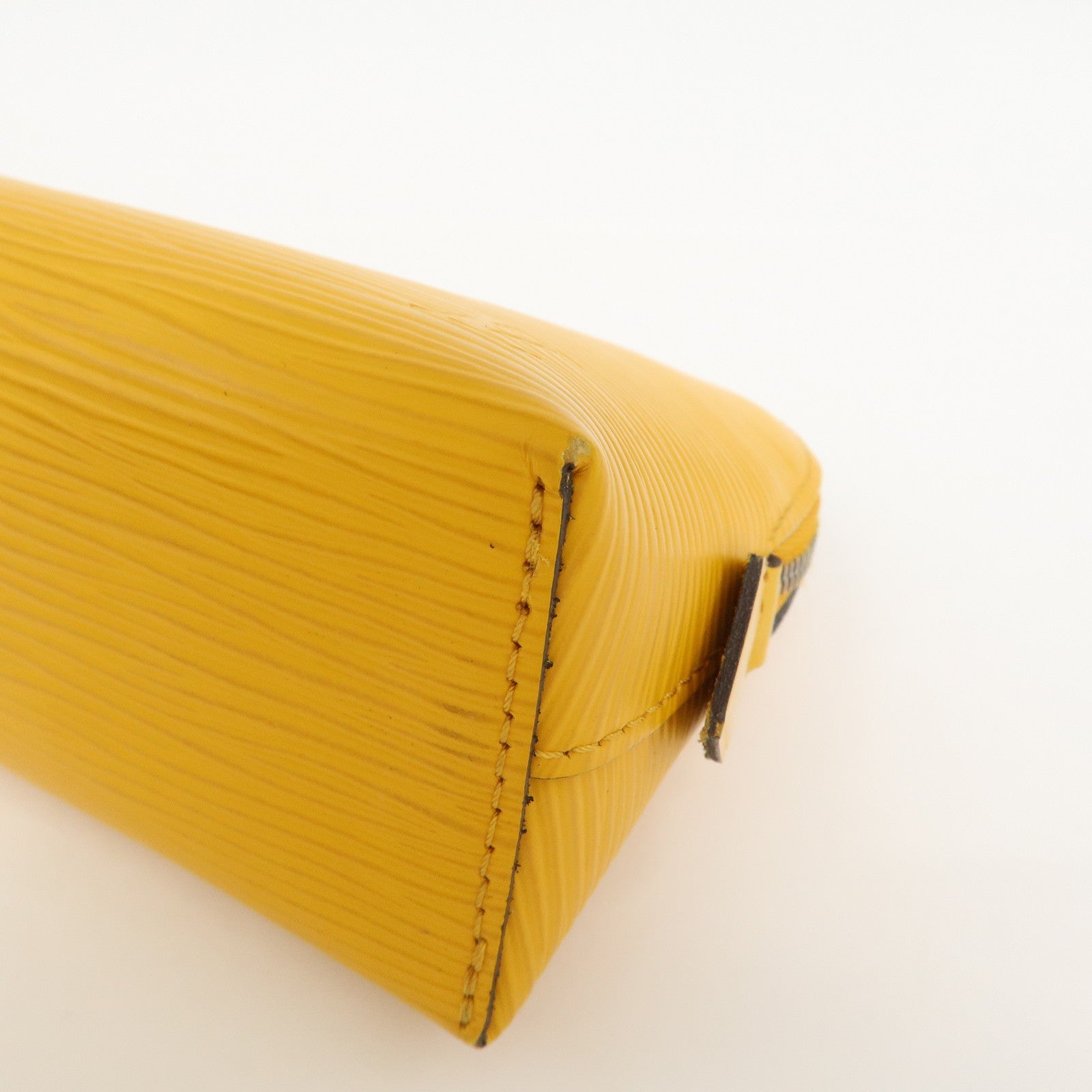 Louis Vuitton Epi Pochette Cosmetic PM Cosmetic Pouch Citron M40639