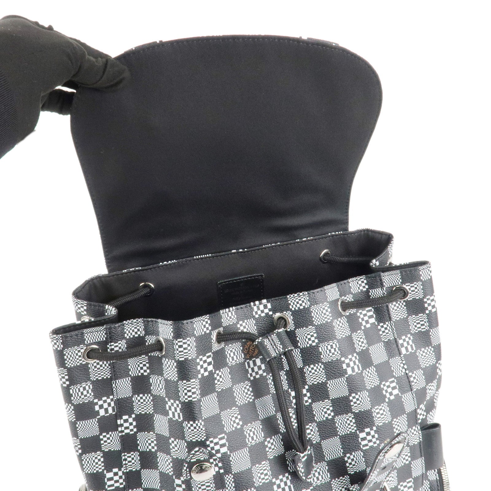 Louis Vuitton Distorted Damier Neo Christopher PM Backpack N50039 Used